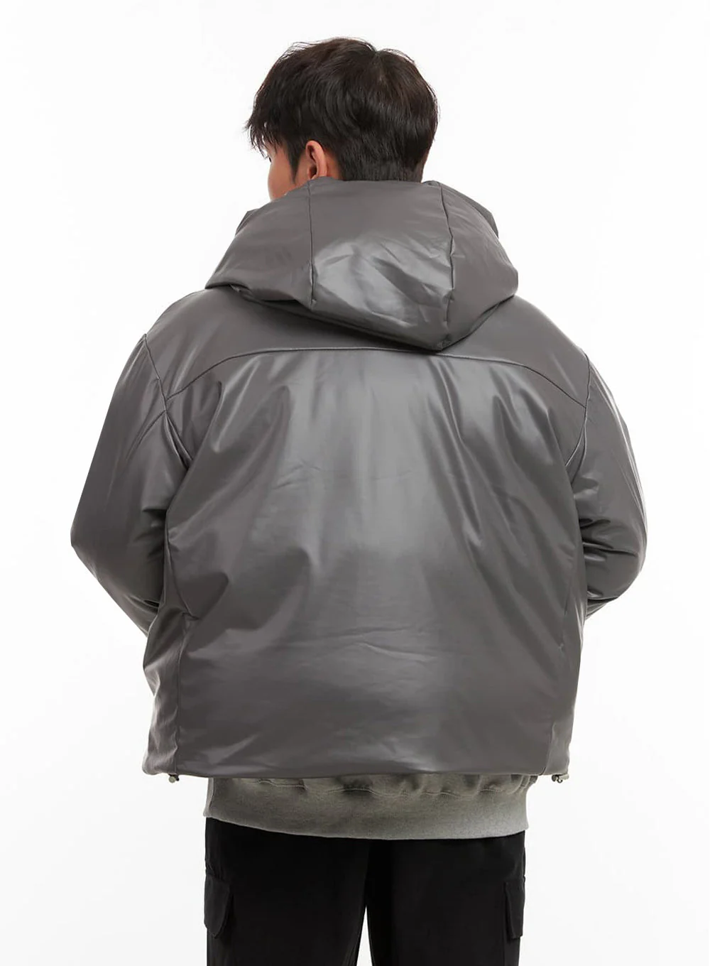 Men's Chic Hooded Puffer Jacket ID427 - Image 5