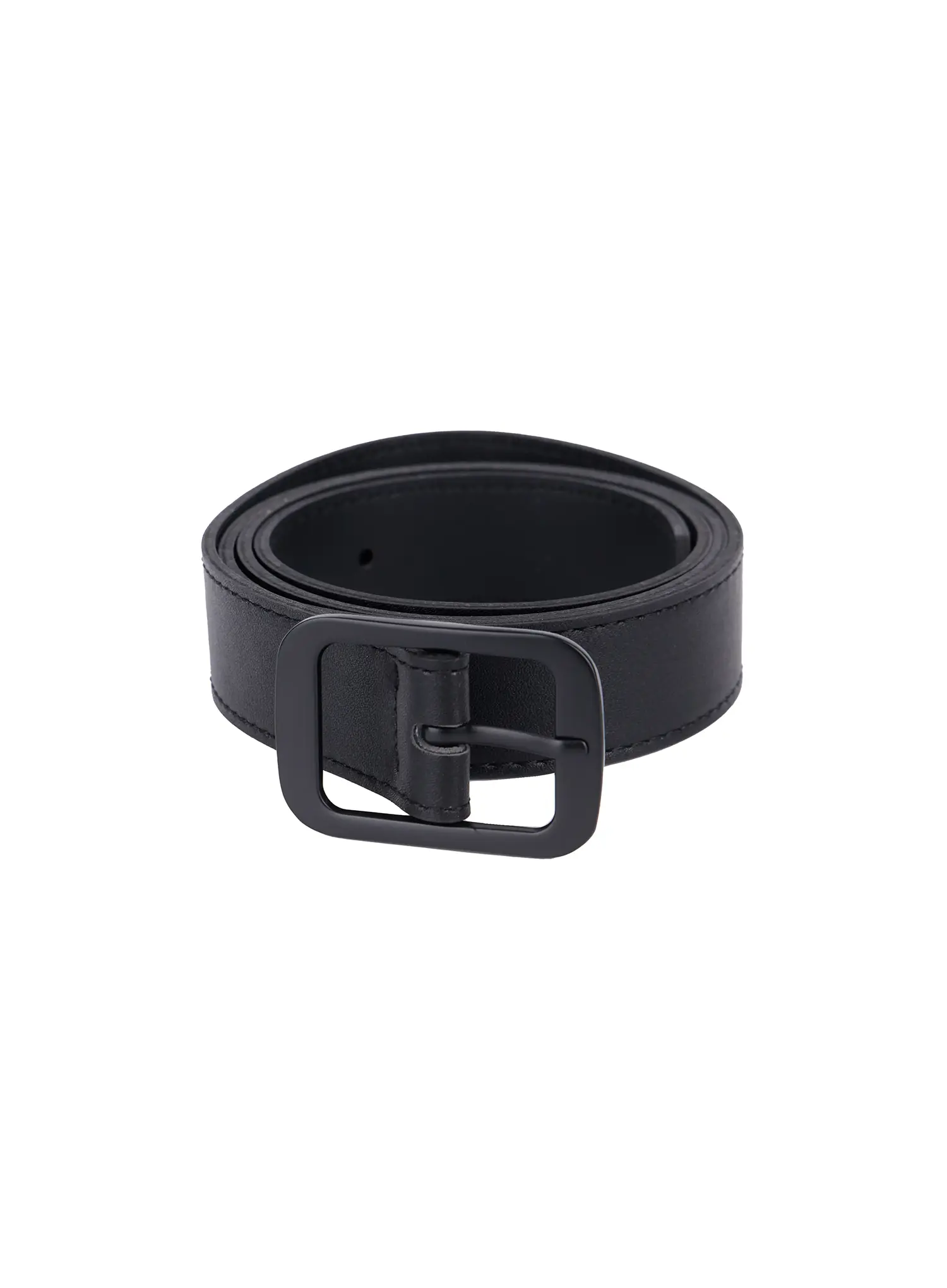 Men's Classic Black Buckle Belt IS519 - Image 10