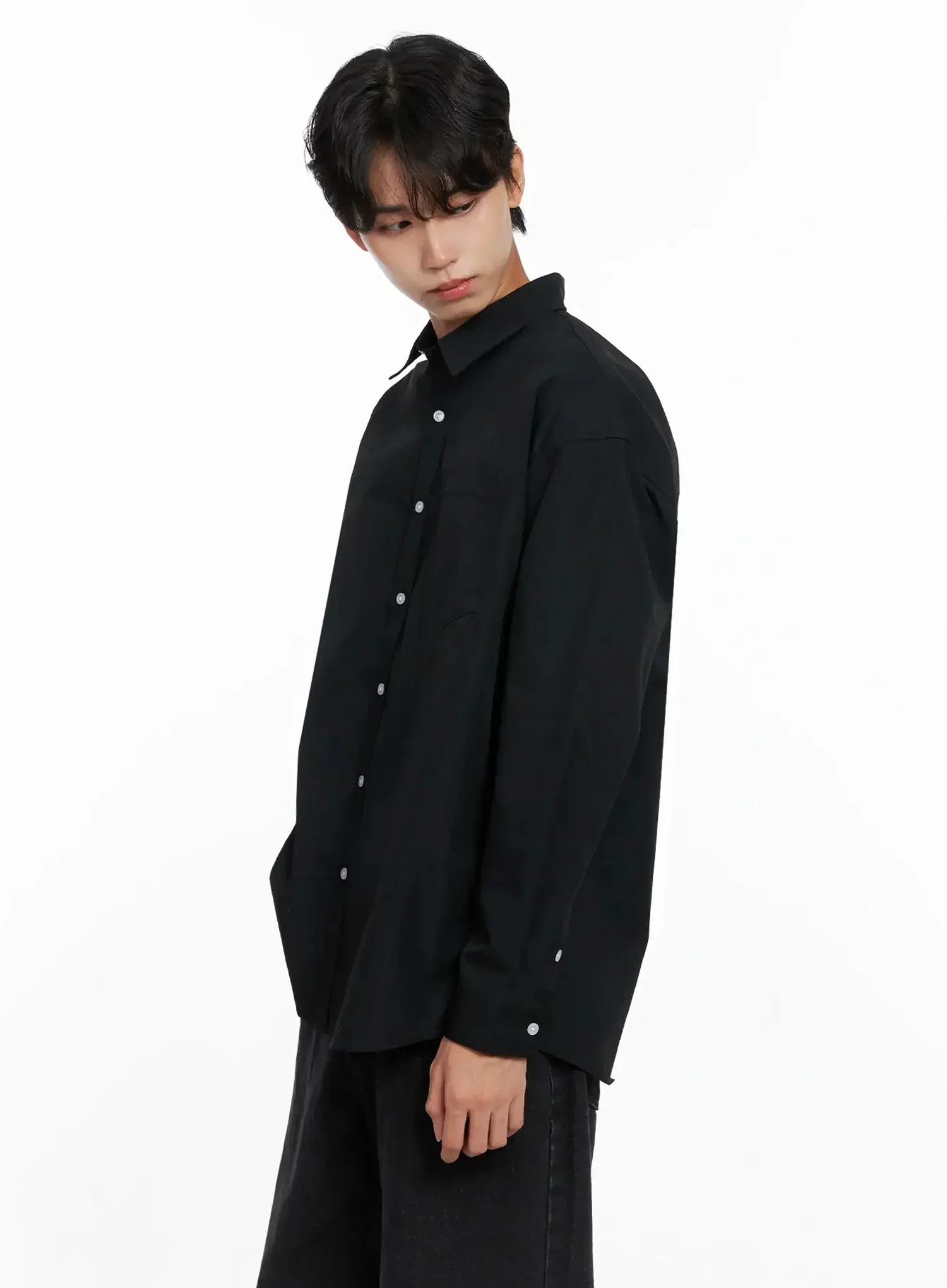 Men's Classic Button-Up Shirt IO517 - Image 6