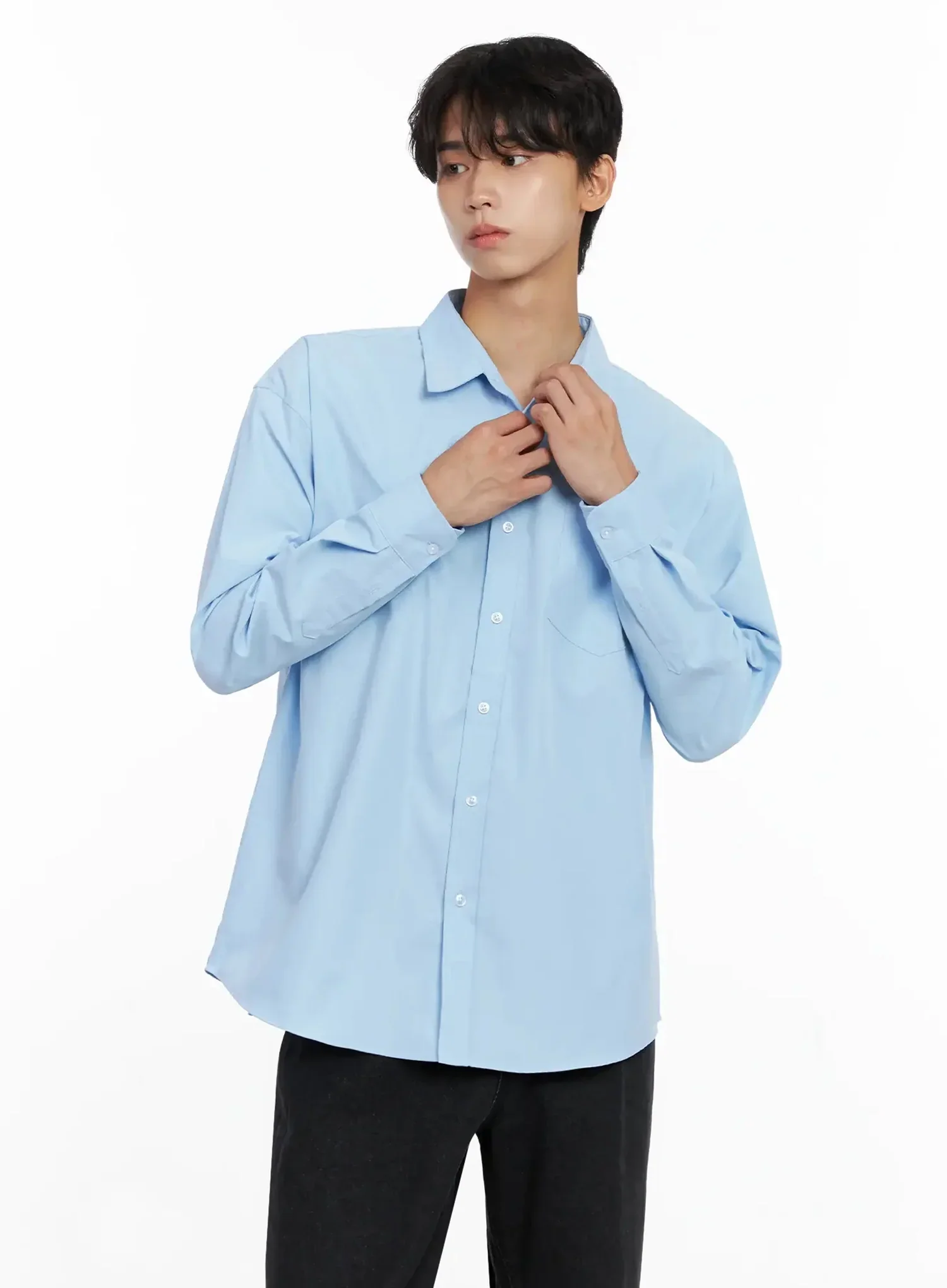 Men's Classic Button-Up Shirt IO517 - Image 7