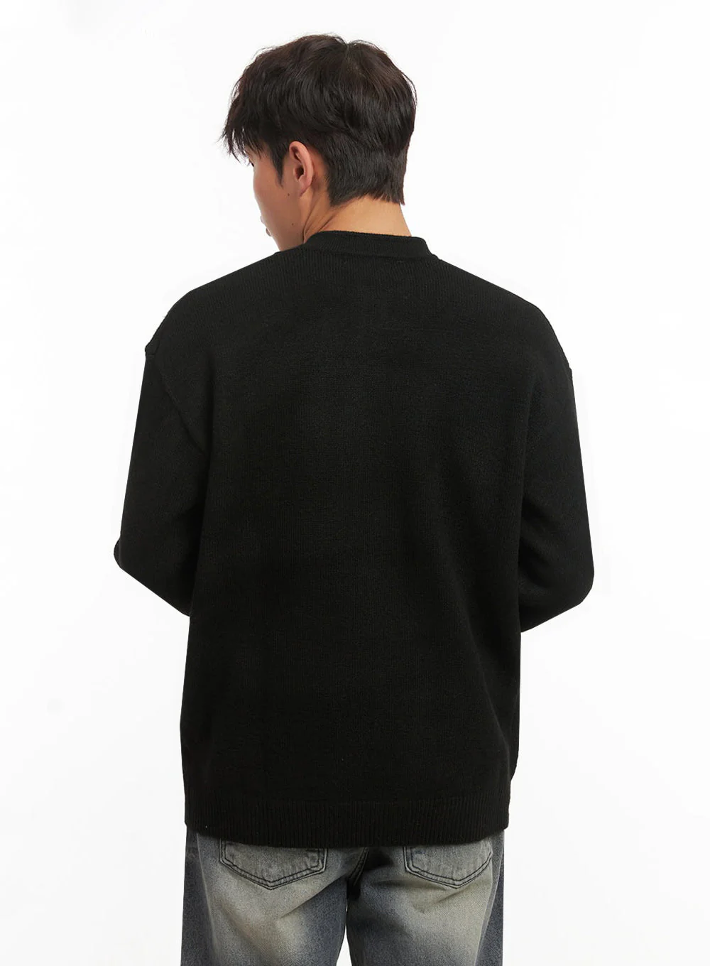 Men's Classic Buttoned Knit Sweater ID431 - Image 4