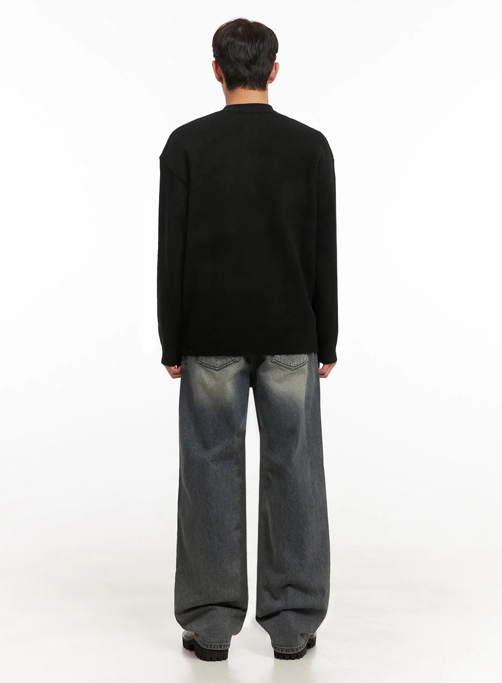 Men's Classic Buttoned Knit Sweater ID431 - Image 8