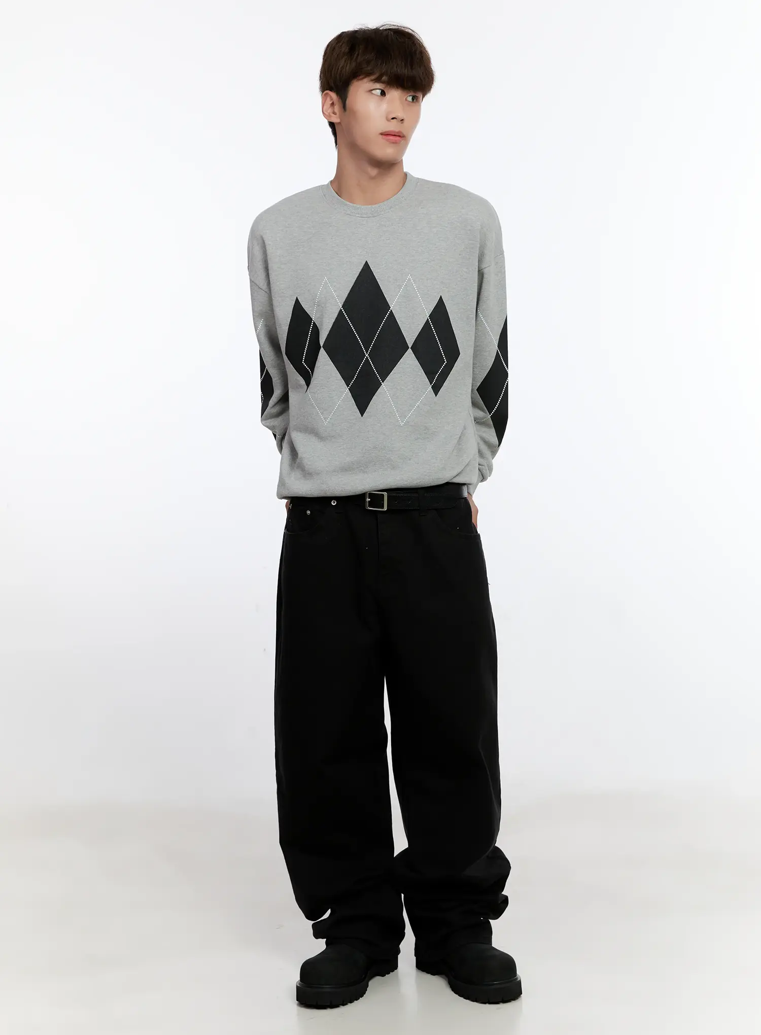 Men's Classic Square Belt IS529 - Image 4