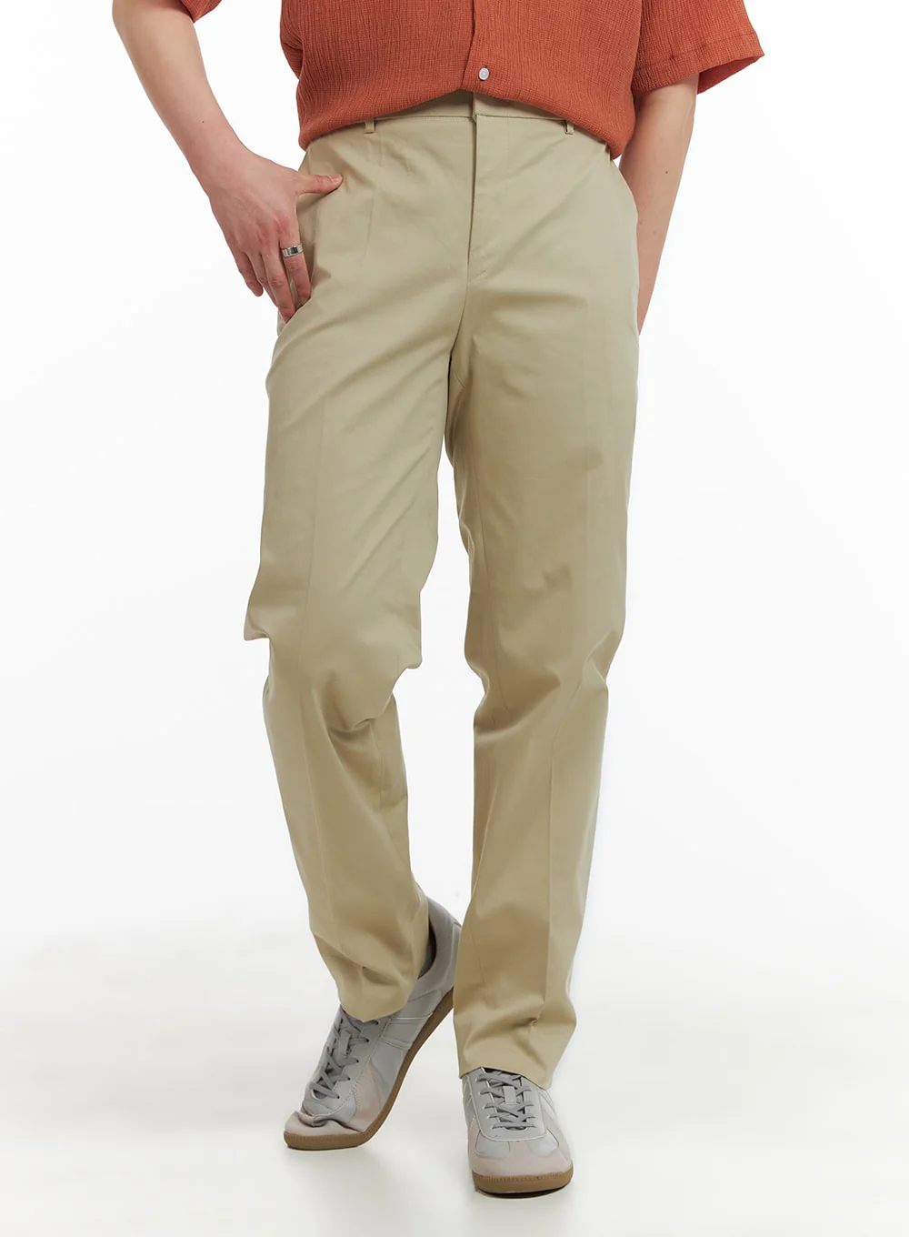 Men's Classic Straight Trousers IA401 - Image 4