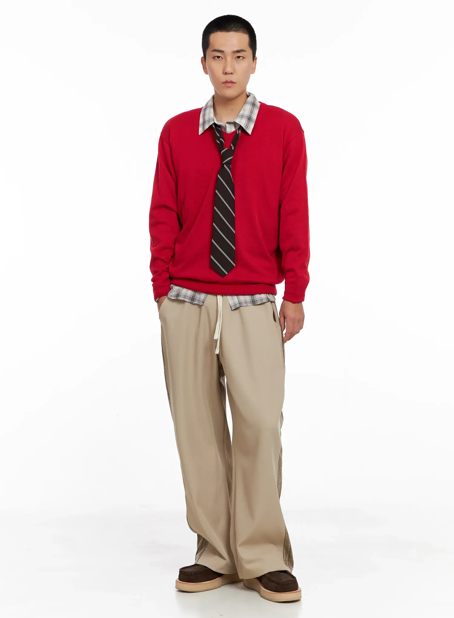 Men's Classic Striped Tie IS502 - Image 3