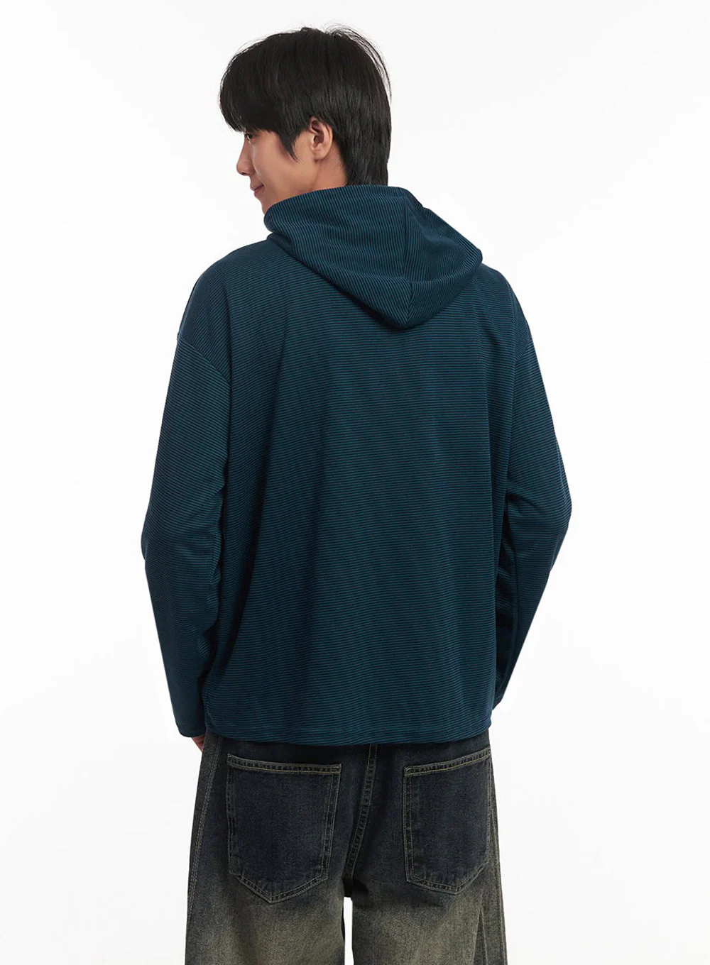 Men's Classic Thin-Stripe Hoodie IA510 - Image 5