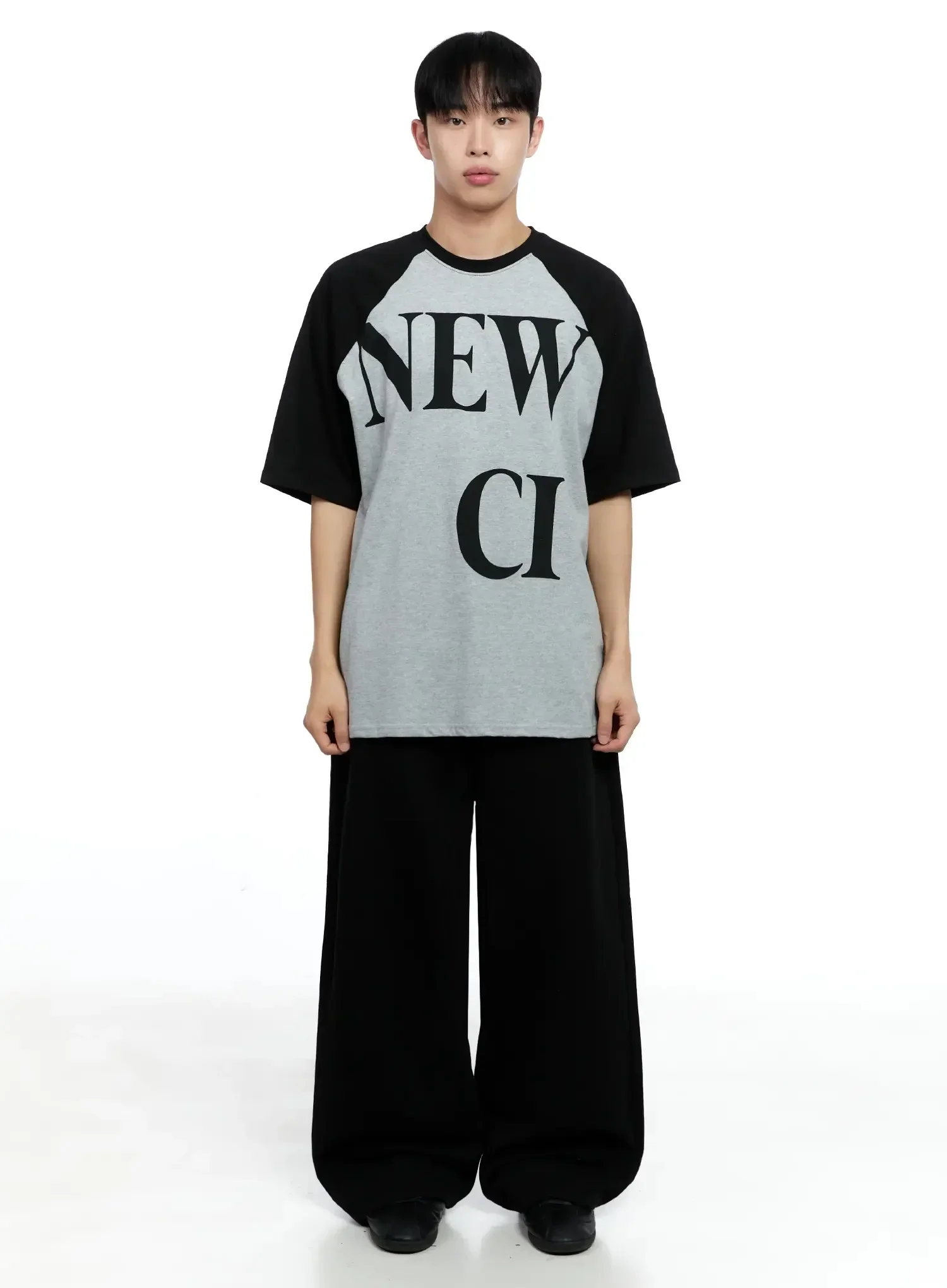 Men's Classic Wide-Leg Cotton Pants IG520 - Image 4