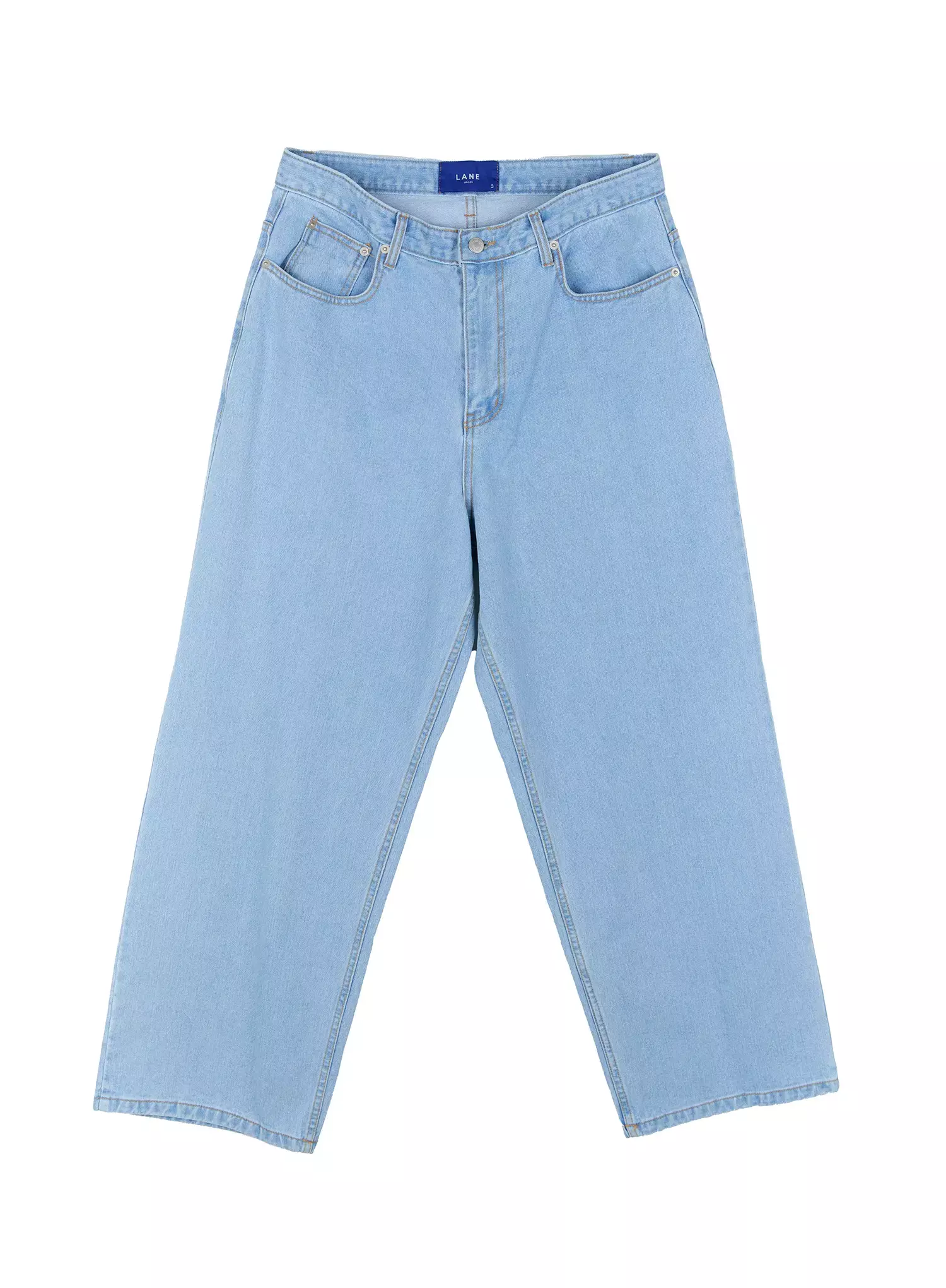 Men's Classic Wide-Leg Jeans IG520 - Image 15