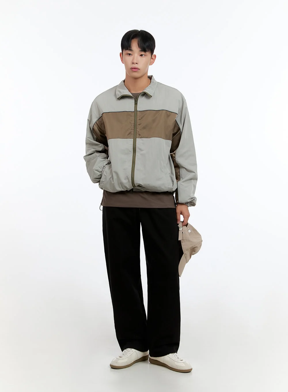 Men's Classis Cotton Solid Wide Pants IS412