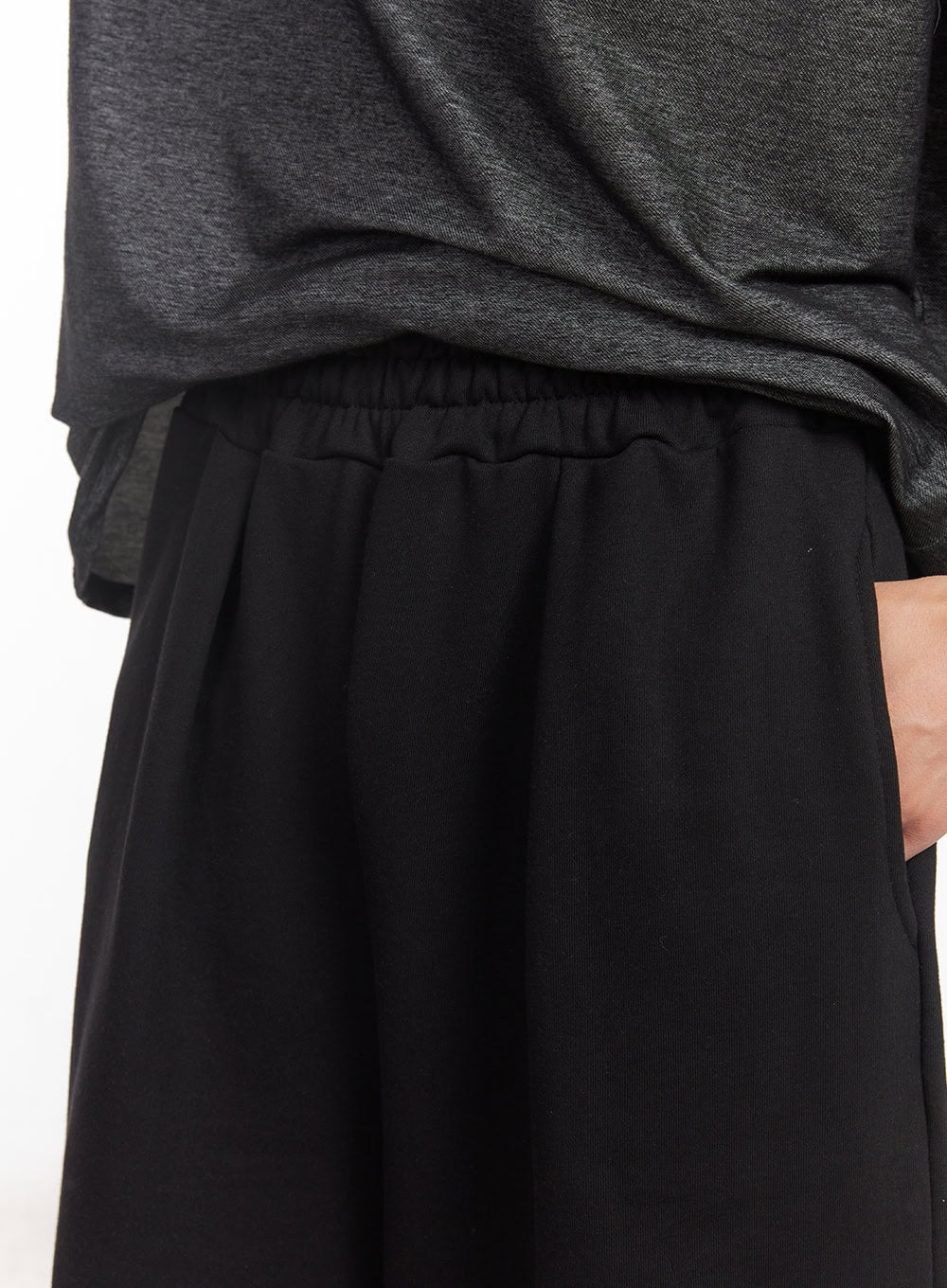 Men's Comfy Wide-Fit Sweatshorts IA511 - Image 4