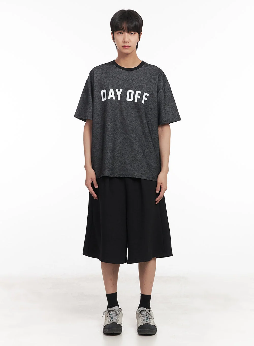 Men's Comfy Wide-Fit Sweatshorts IA511 - Image 7