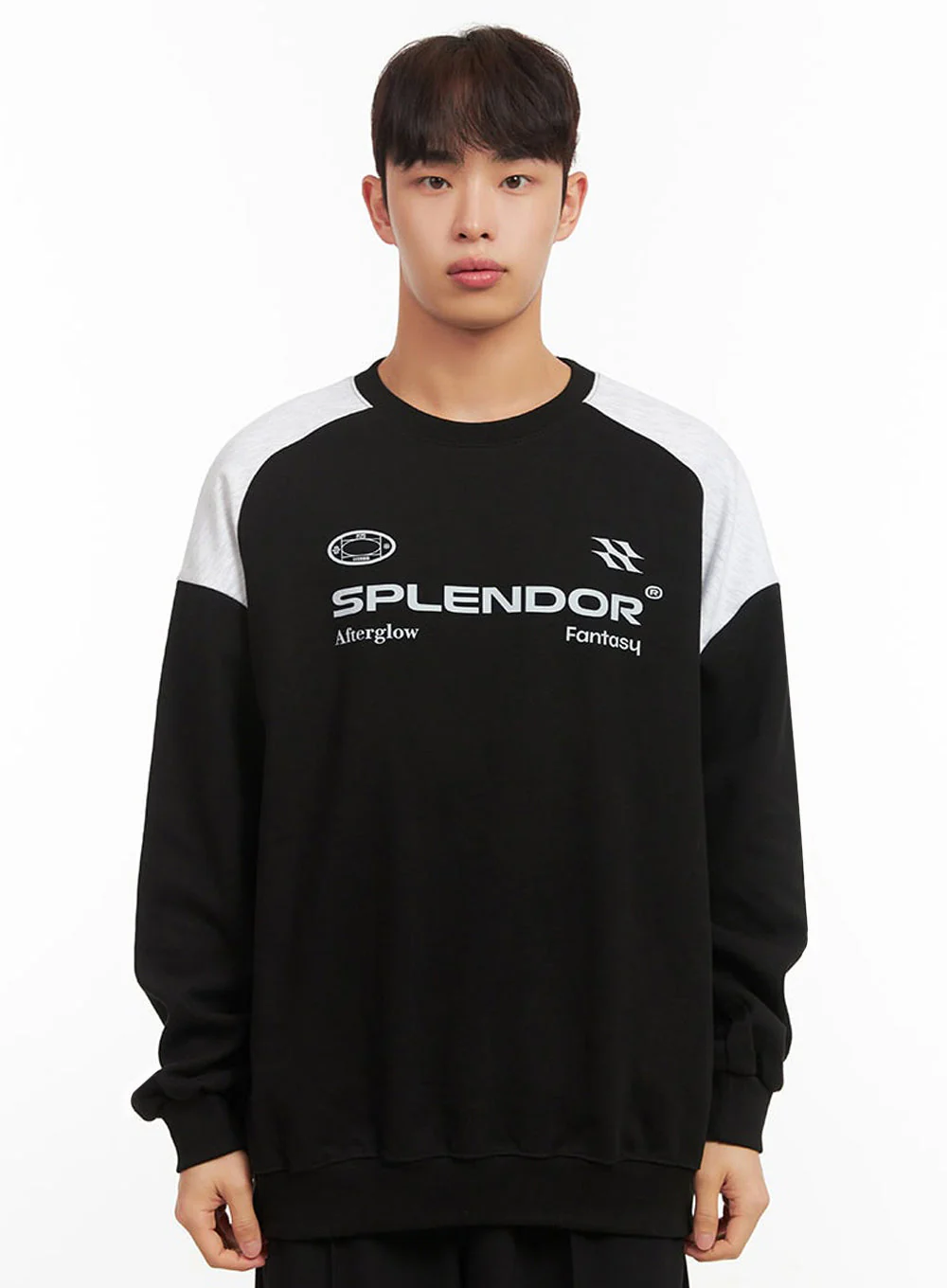 Men's Contrast Graphic Sweatshirt IF517 - Image 12