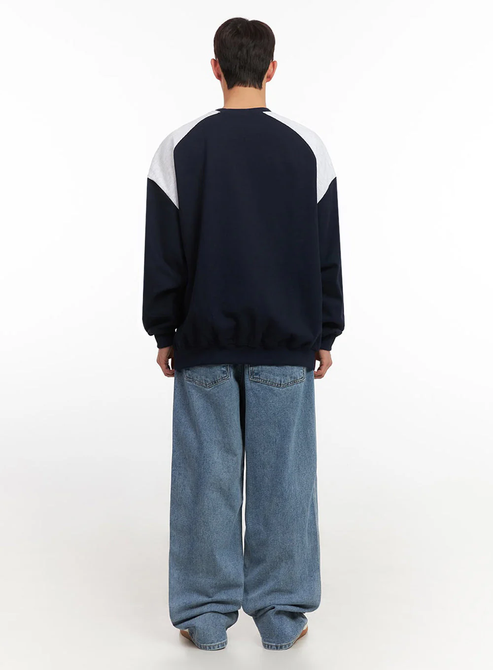 Men's Contrast Graphic Sweatshirt IF517 - Image 9
