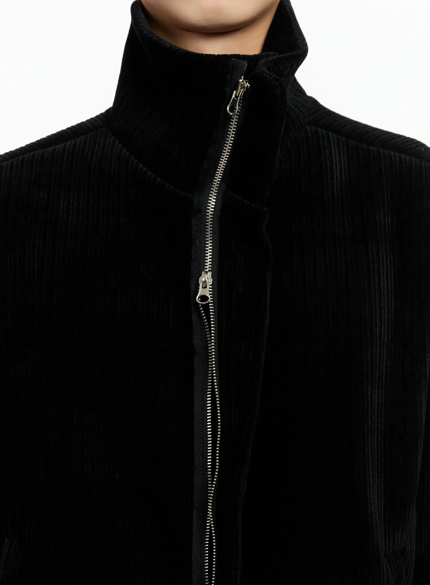 Men's Corduroy High Neck Jacket IO531 - Image 13