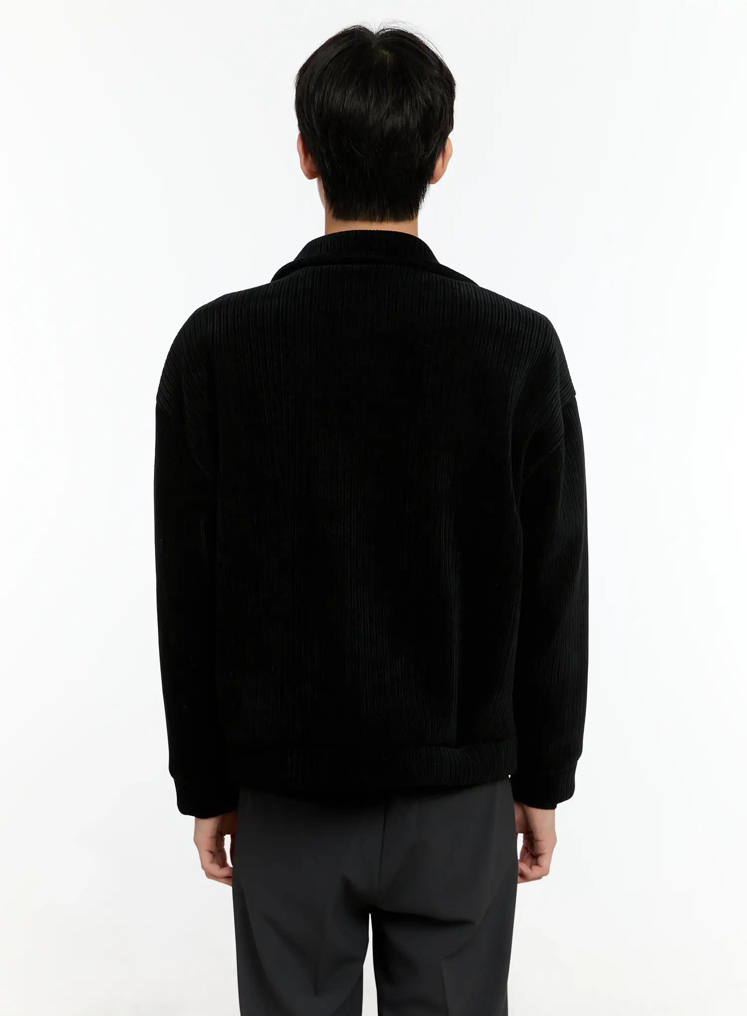 Men's Corduroy High Neck Jacket IO531 - Image 5