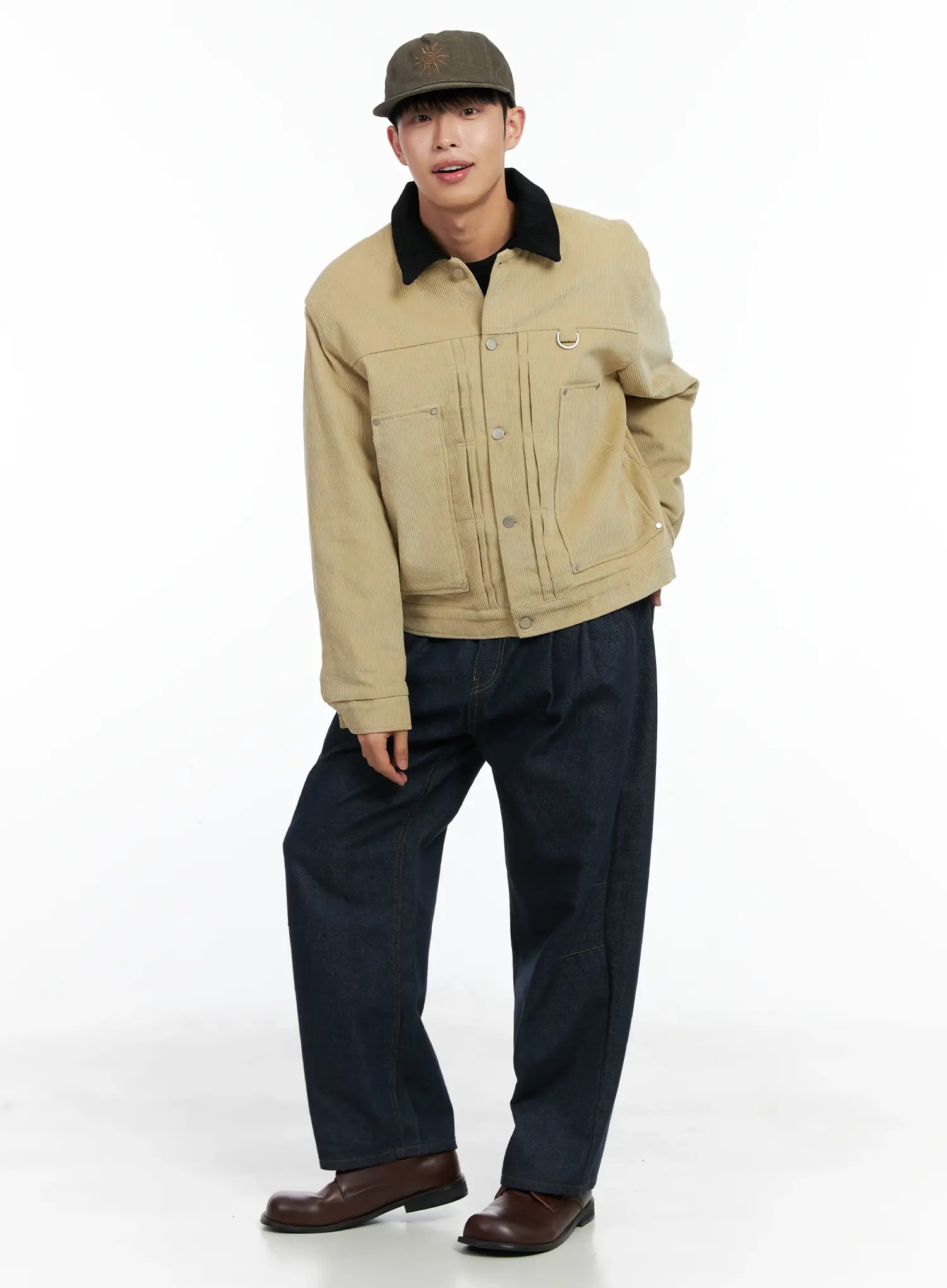 Men's Corduroy Jacket IN518 - Image 11