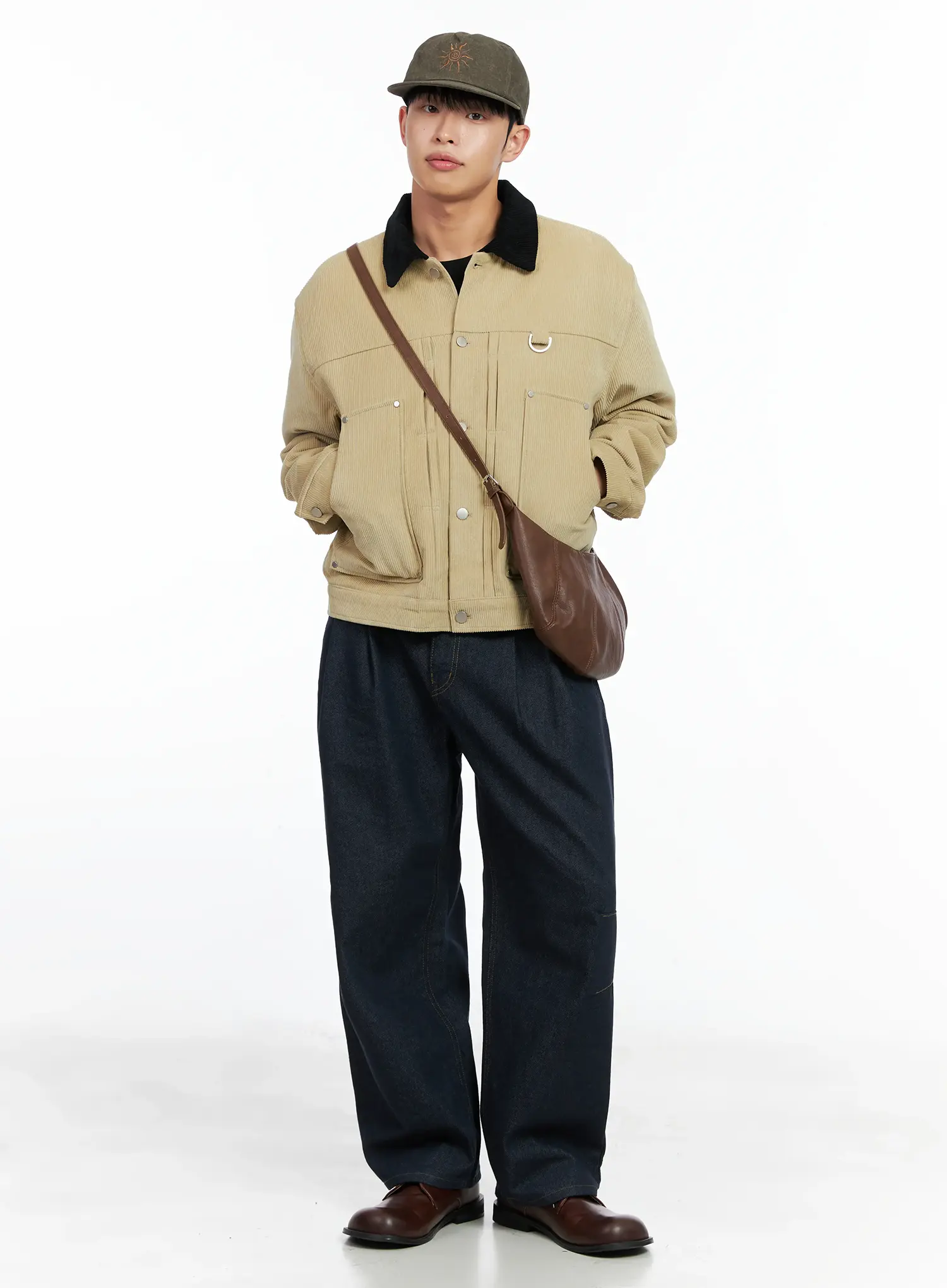 Men's Corduroy Jacket IN518 - Image 2