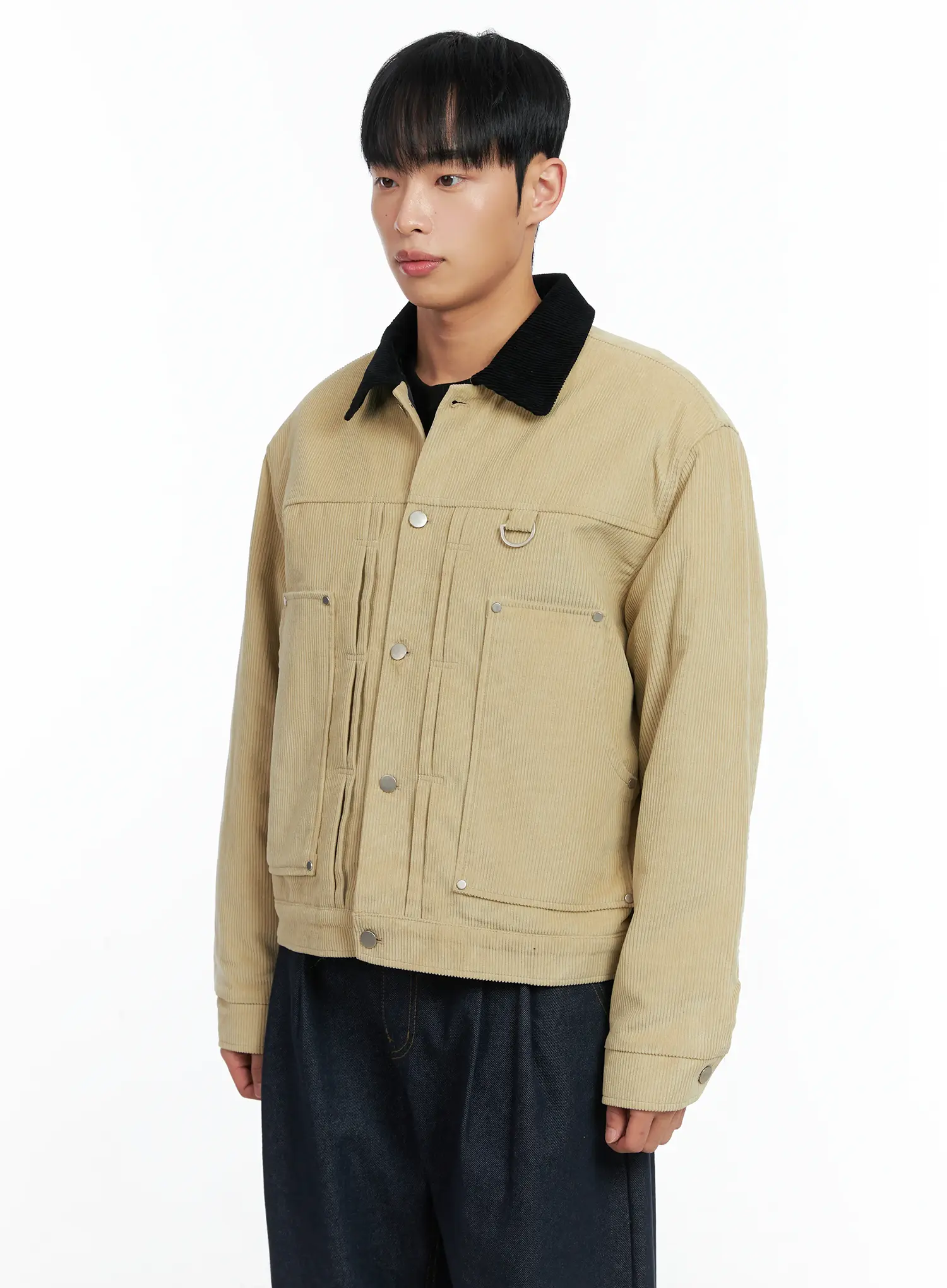 Men's Corduroy Jacket IN518 - Image 4