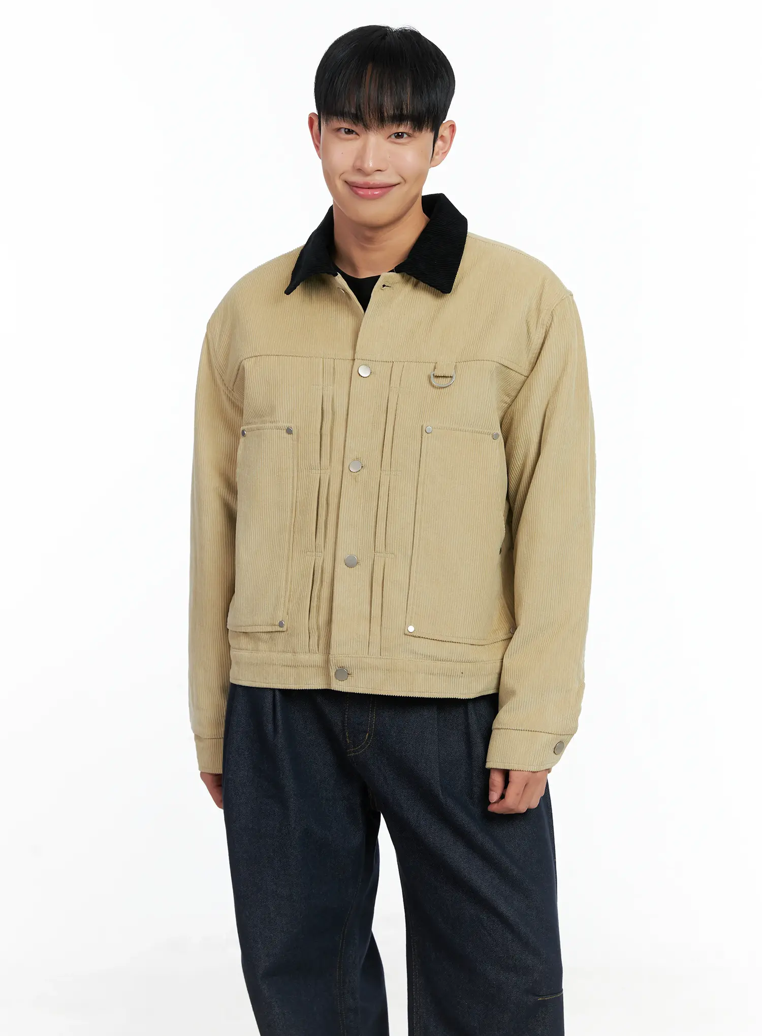 Men's Corduroy Jacket IN518 - Image 6