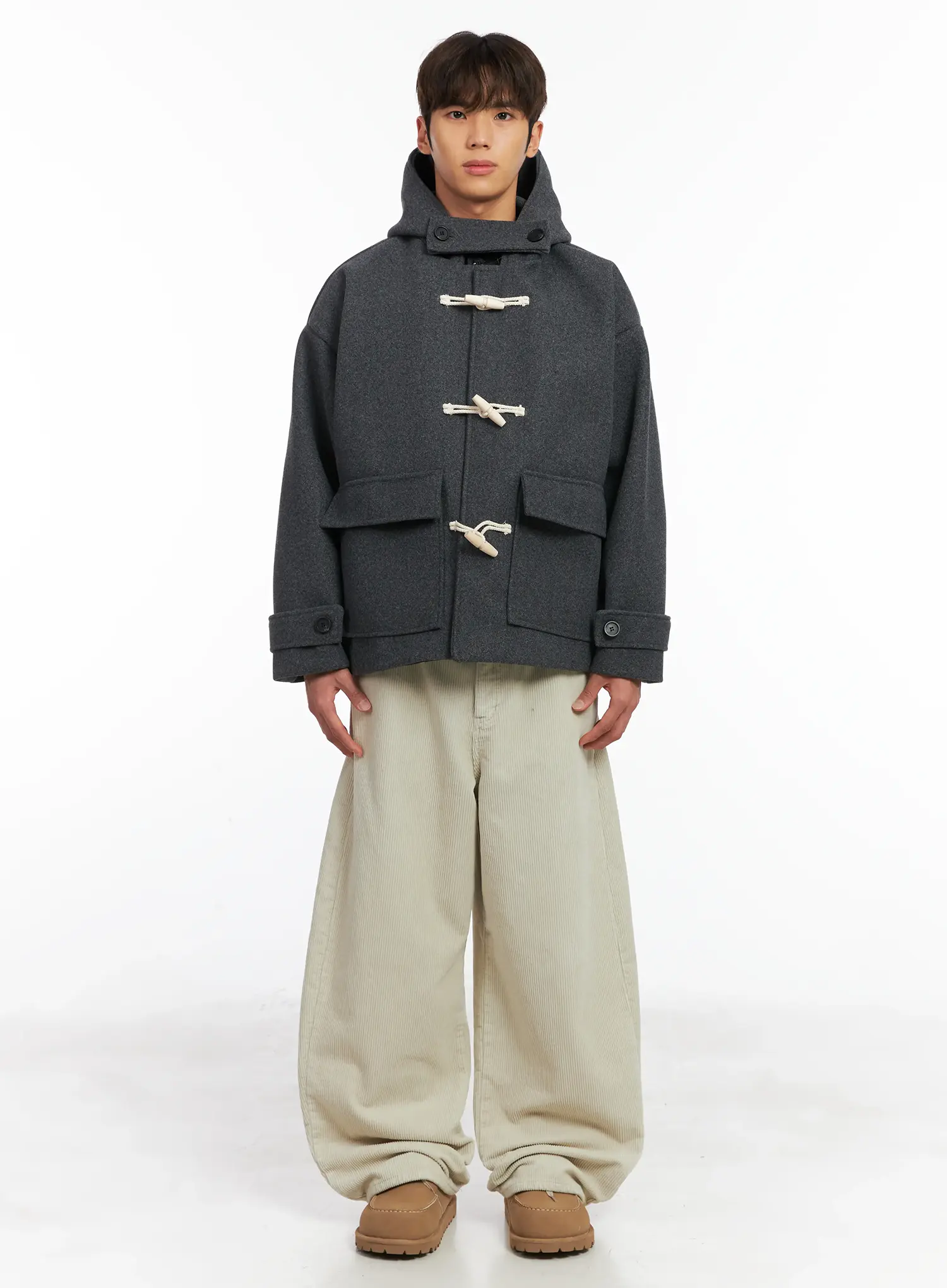 Men's Corduroy Wide Cotton Pants ID511 - Image 3