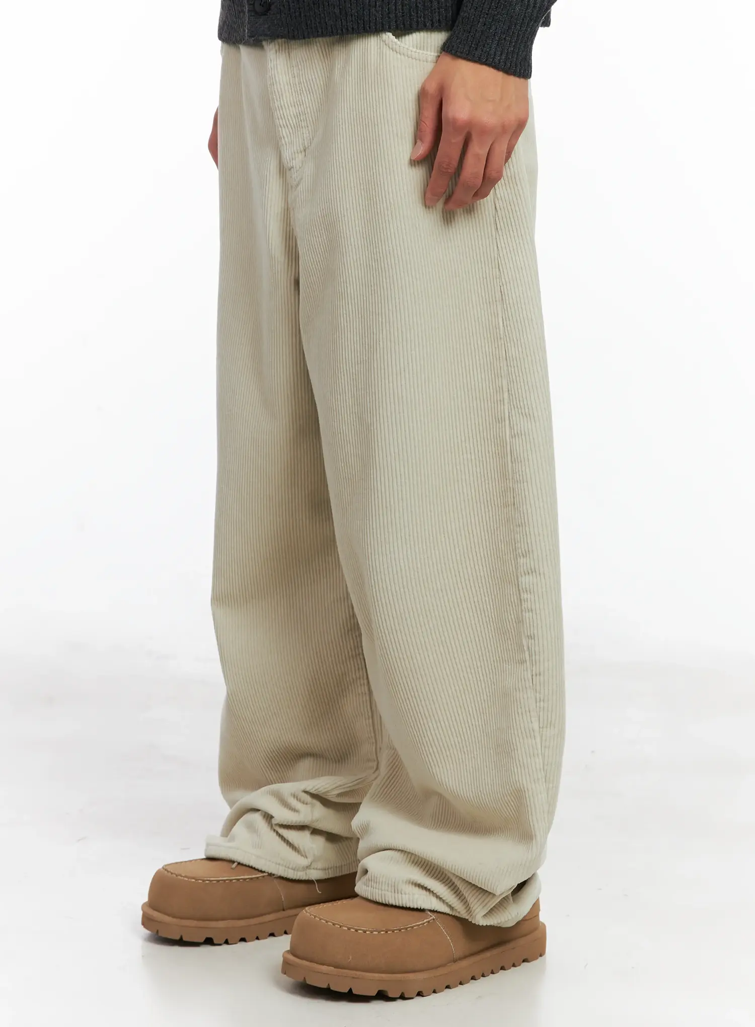 Men's Corduroy Wide Cotton Pants ID511 - Image 4