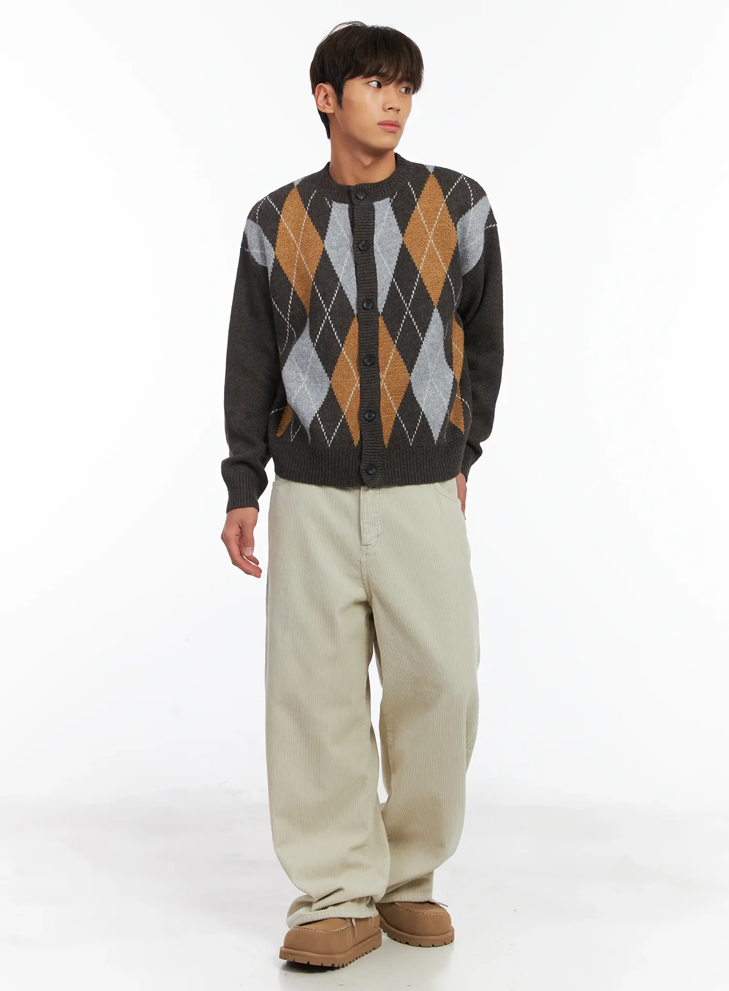 Men's Corduroy Wide Cotton Pants ID511 - Image 8