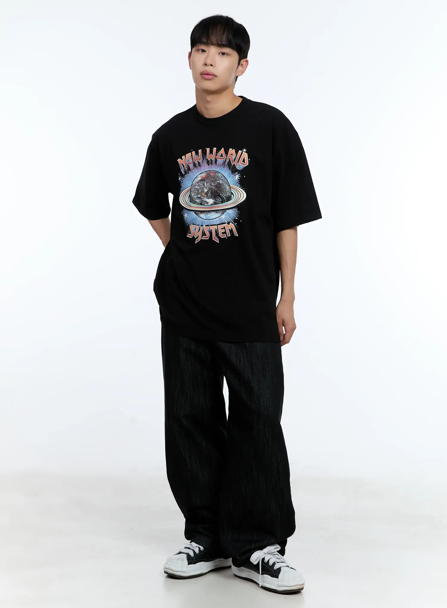 Men's Cosmic Graphic Tee IL515 - Image 8