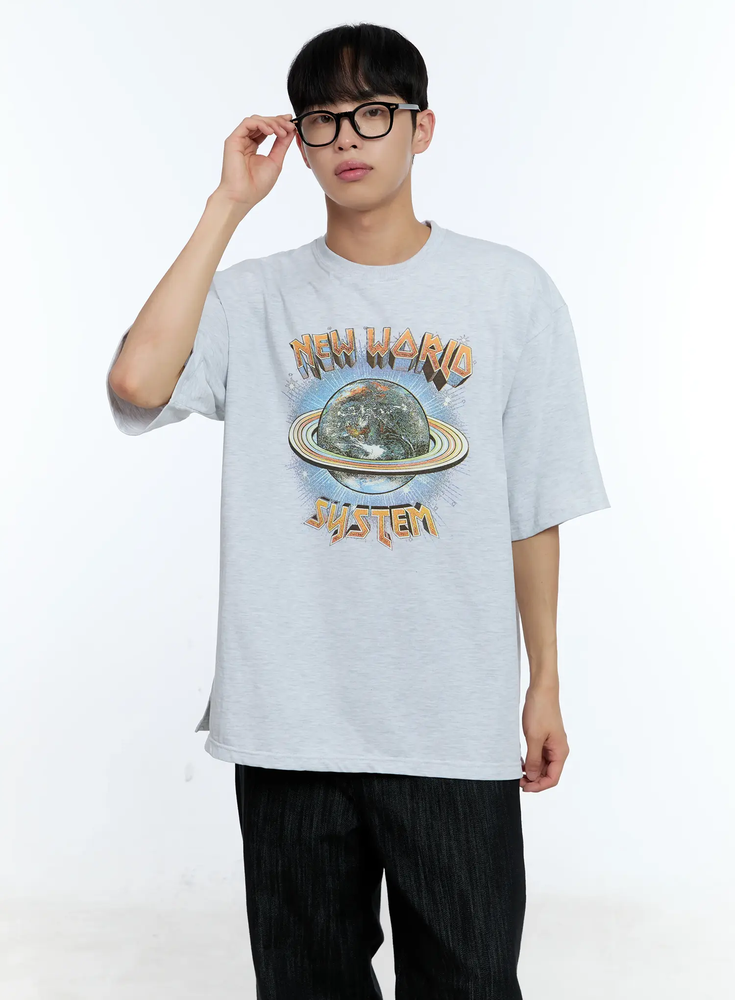 Men's Cosmic Graphic Tee IL515 - Image 9