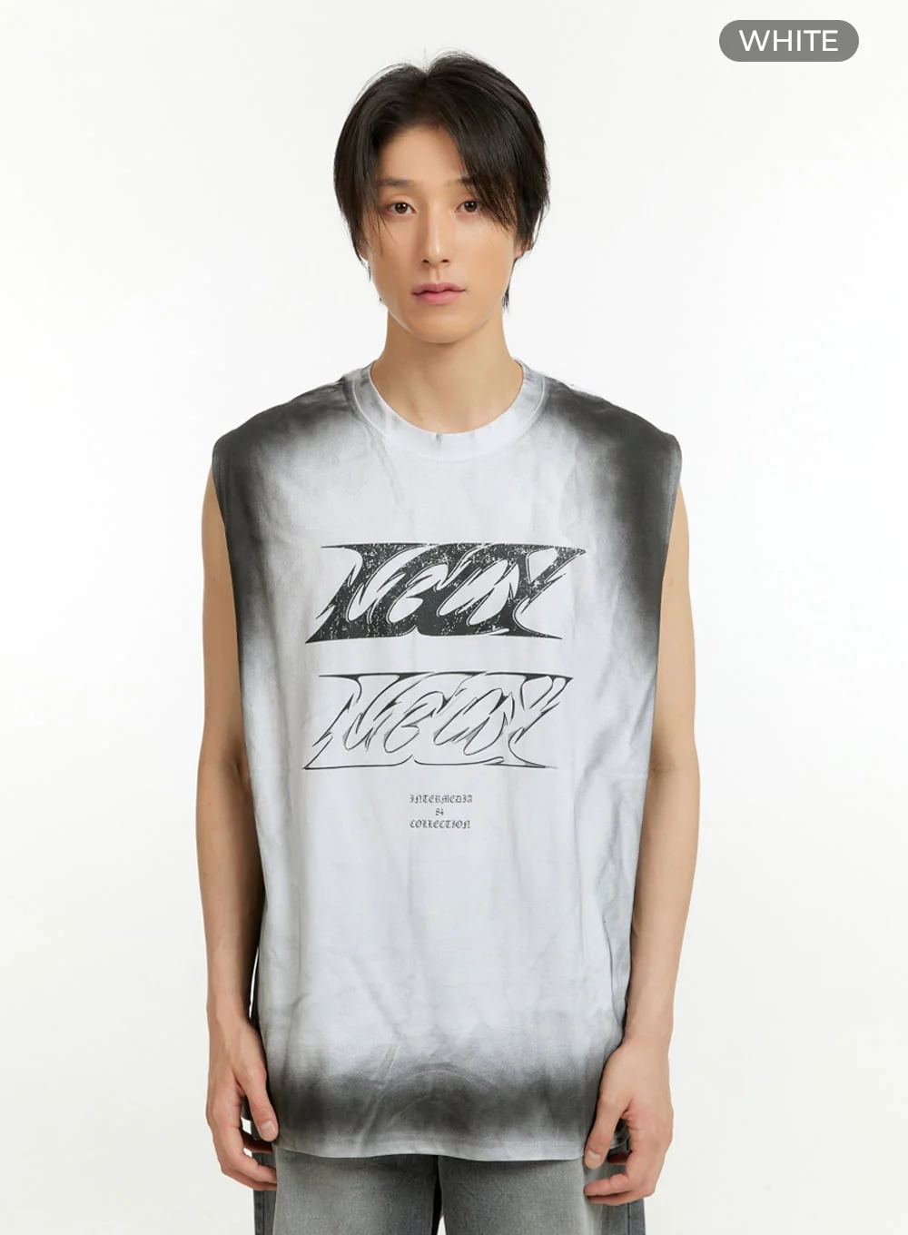 Men's Cotton Graphic Sleeveless T-Shirt IL418 - Image 9