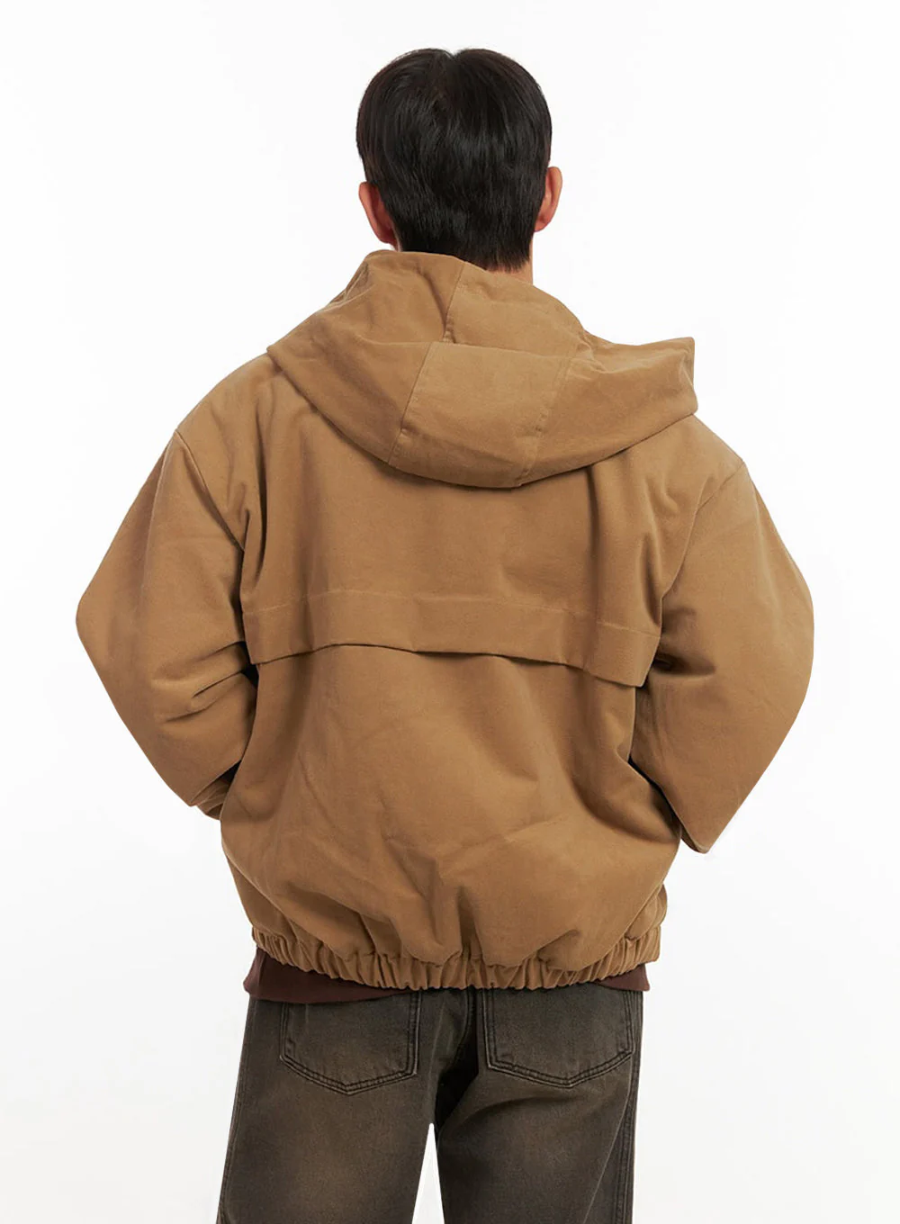 Men's Cotton Hooded Zip-Up Jumper ID413 - Image 5