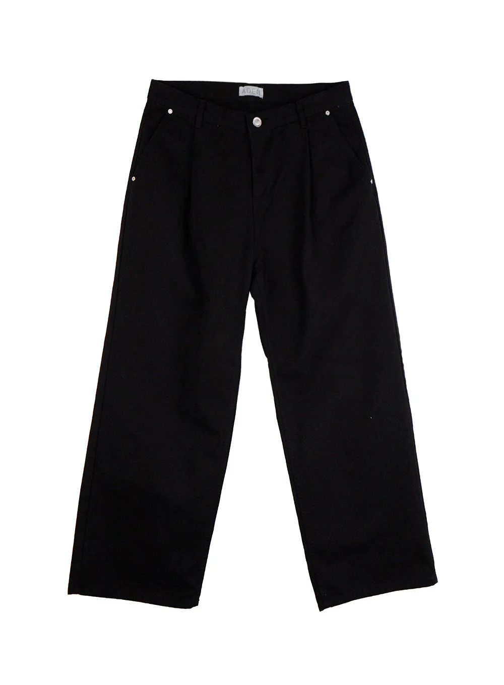 Men's Cotton Pintuck Wide-Fit Pants ID406 - Image 9