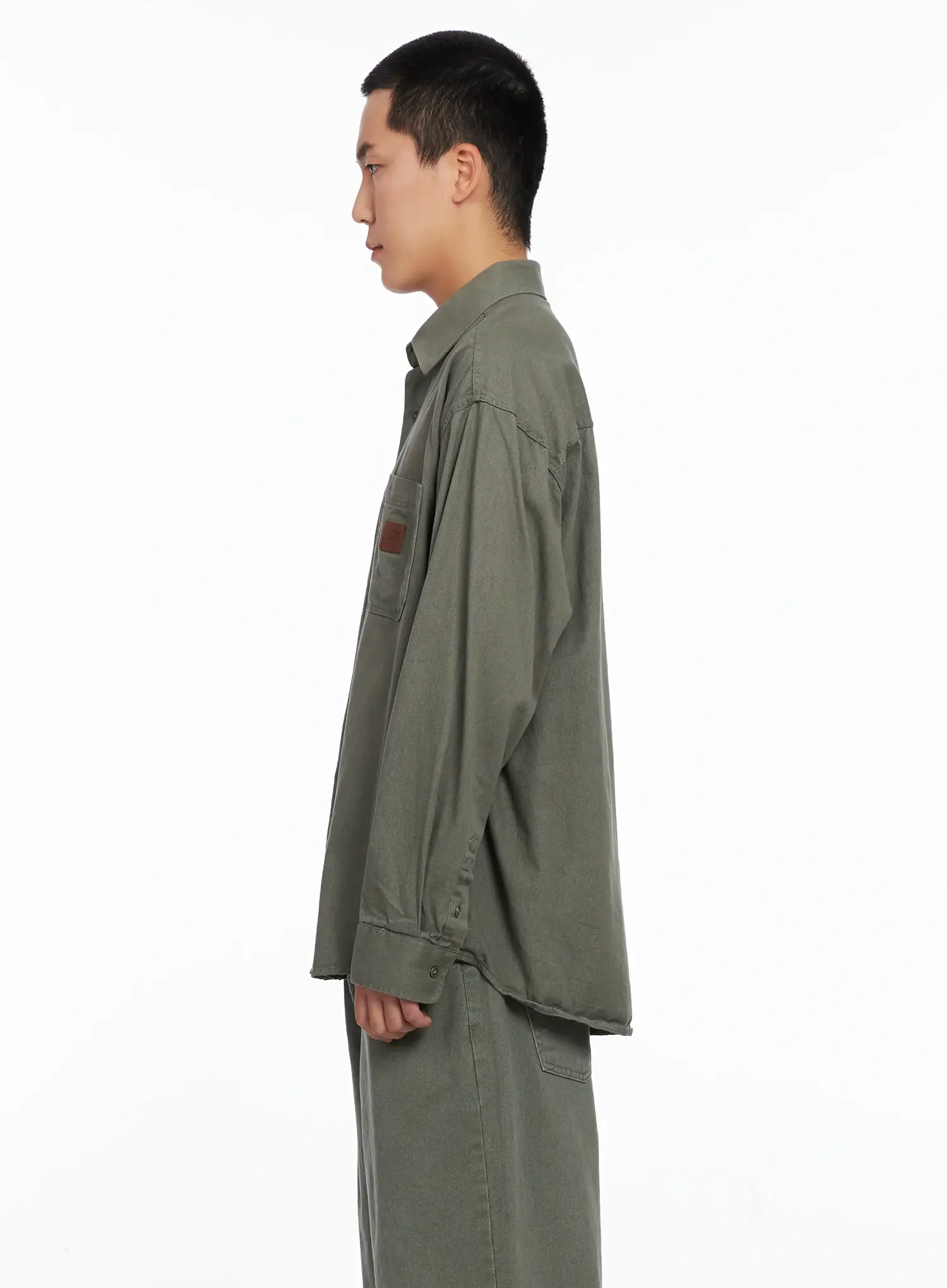 Men's Cozy Cotton Button-Up Shirt IG529 - Image 7