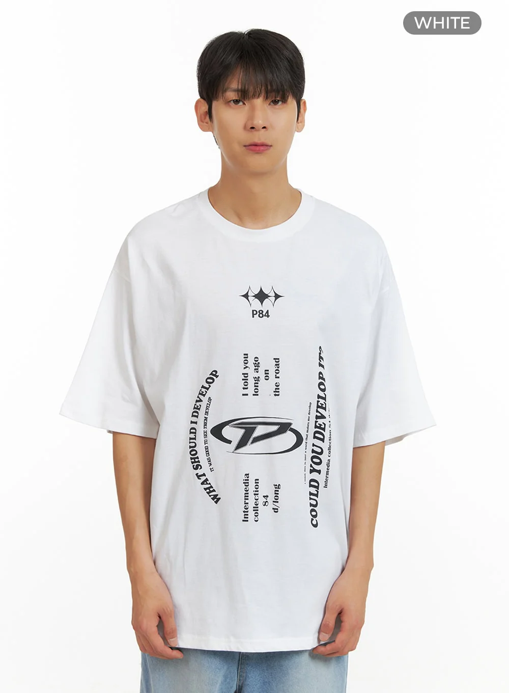 Men's Cozy Cotton Graphic T-Shirt IU419 - Image 9