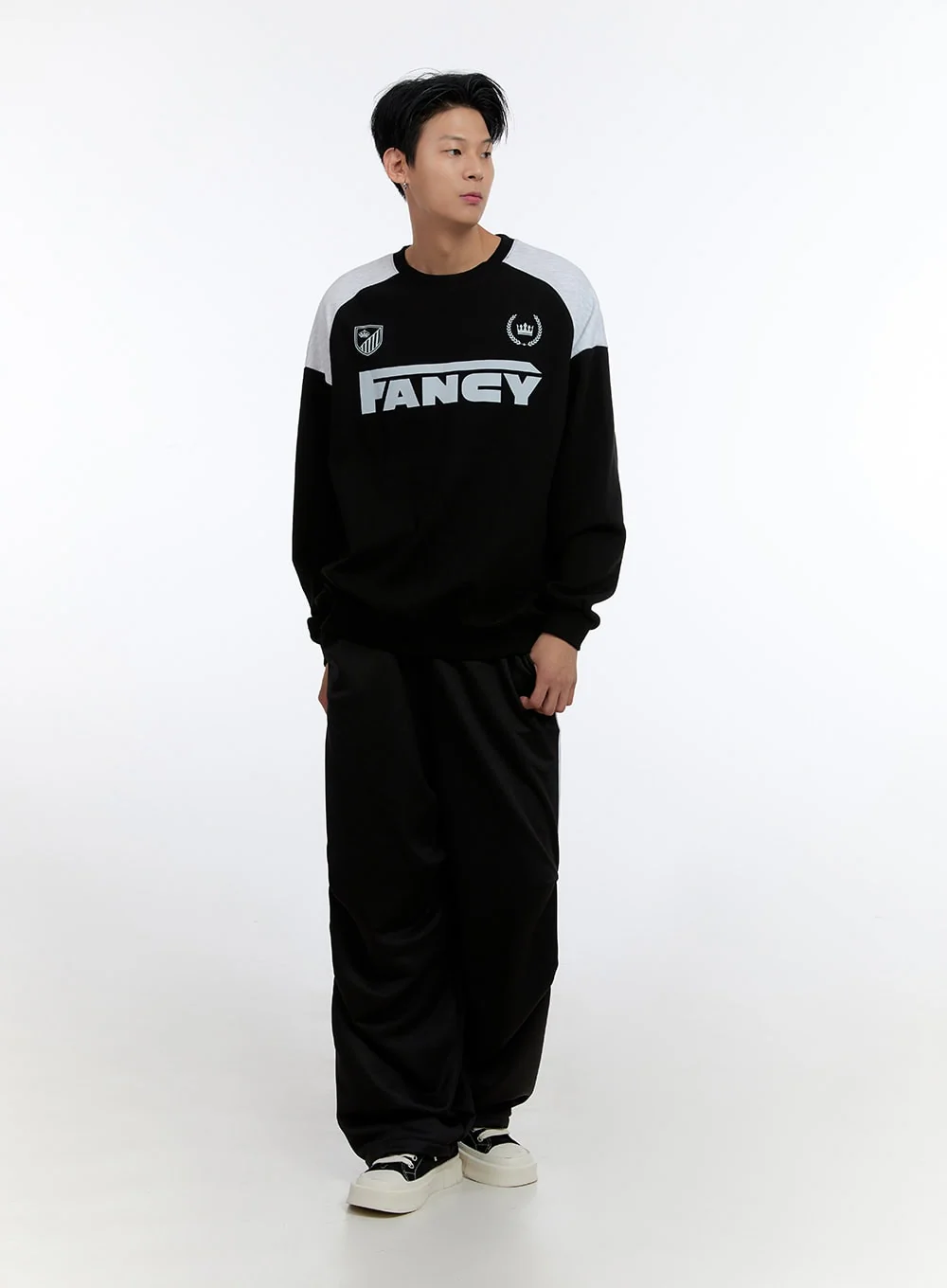 Men's Crew Neck Graphic Sweatshirt IO428 - Image 2