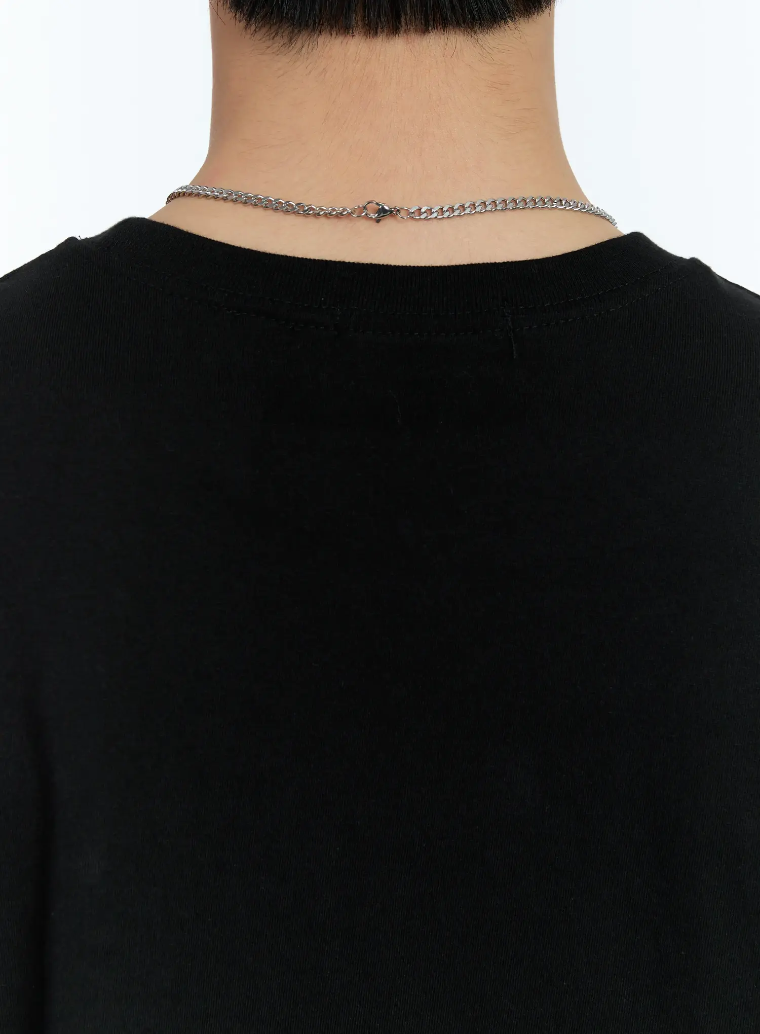 Men's Cross Pendant Chain Necklace IL529 - Image 7