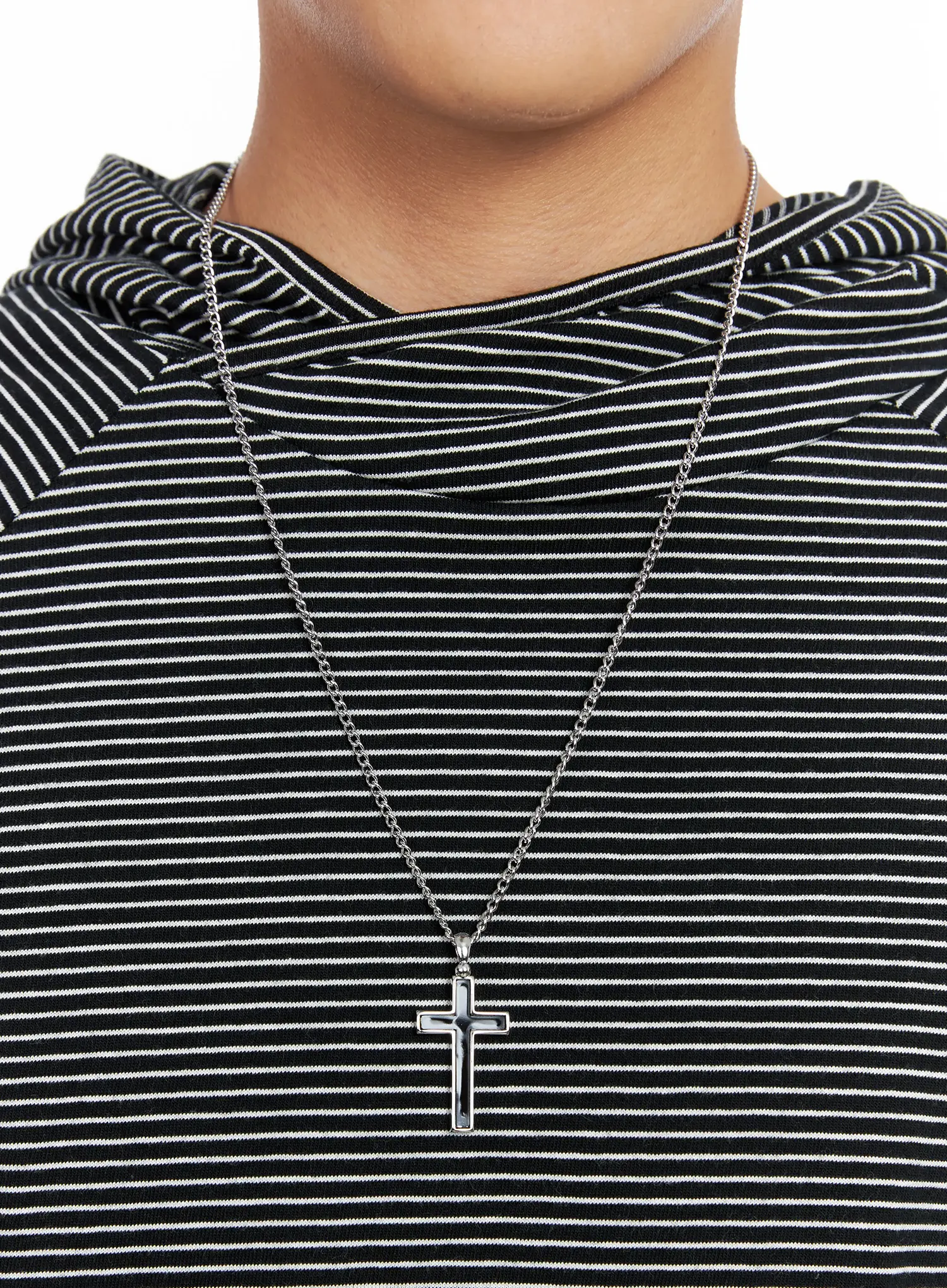 Men's Cross Pendant Necklace IS502