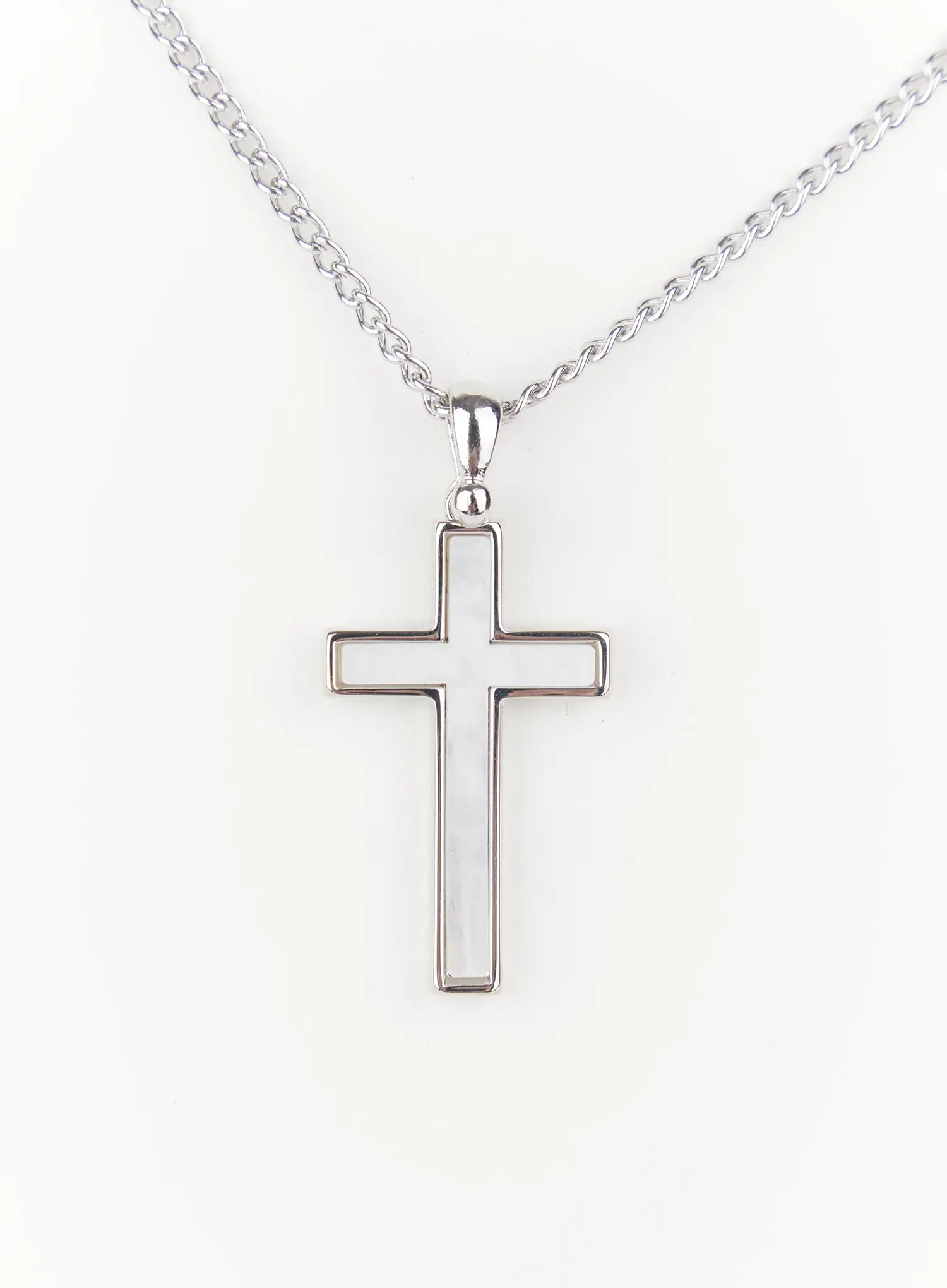 Men's Cross Pendant Necklace IS502 - Image 15