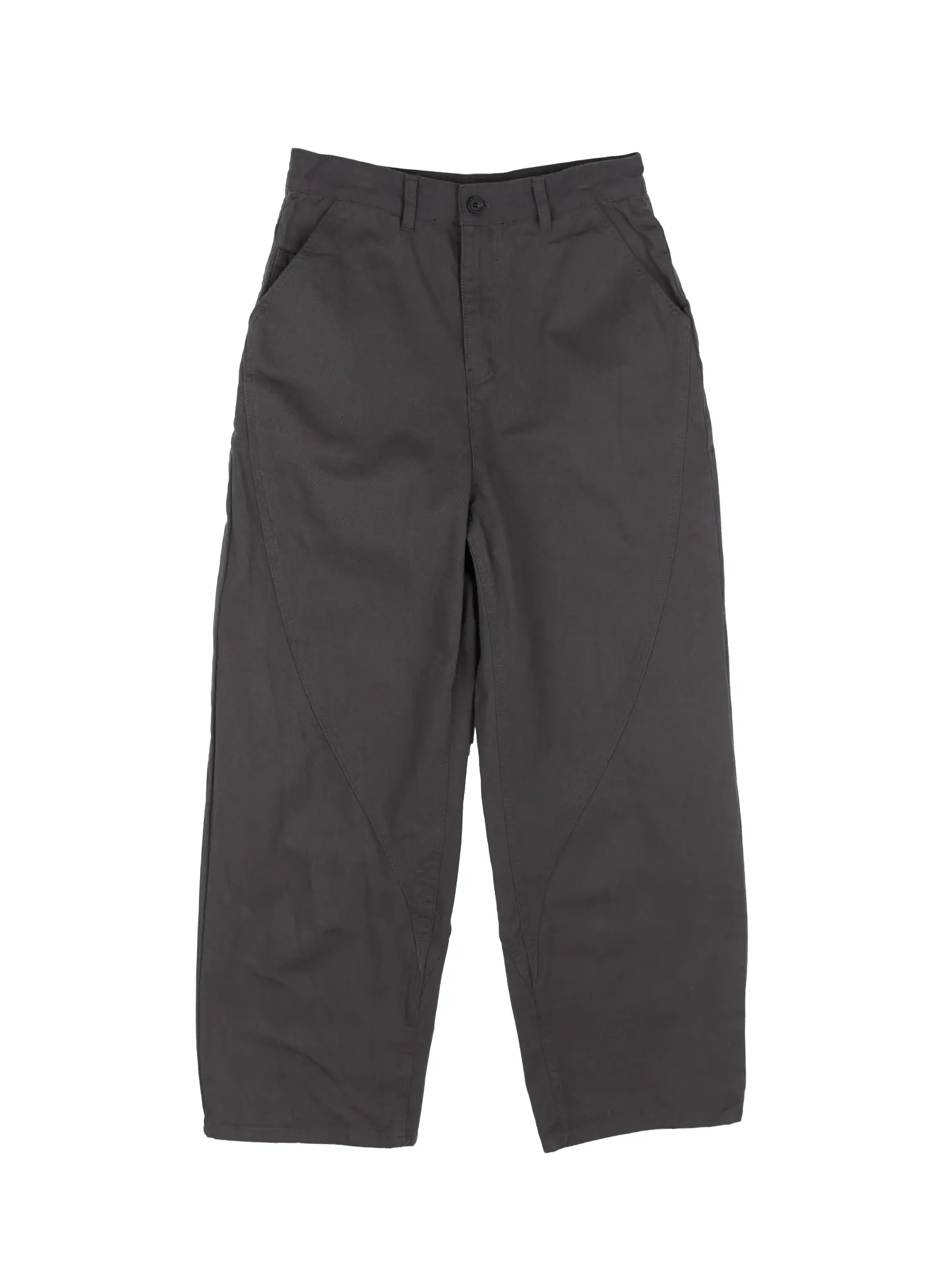 Men's Curved Seam Wide Cotton Pants IL511 - Image 14