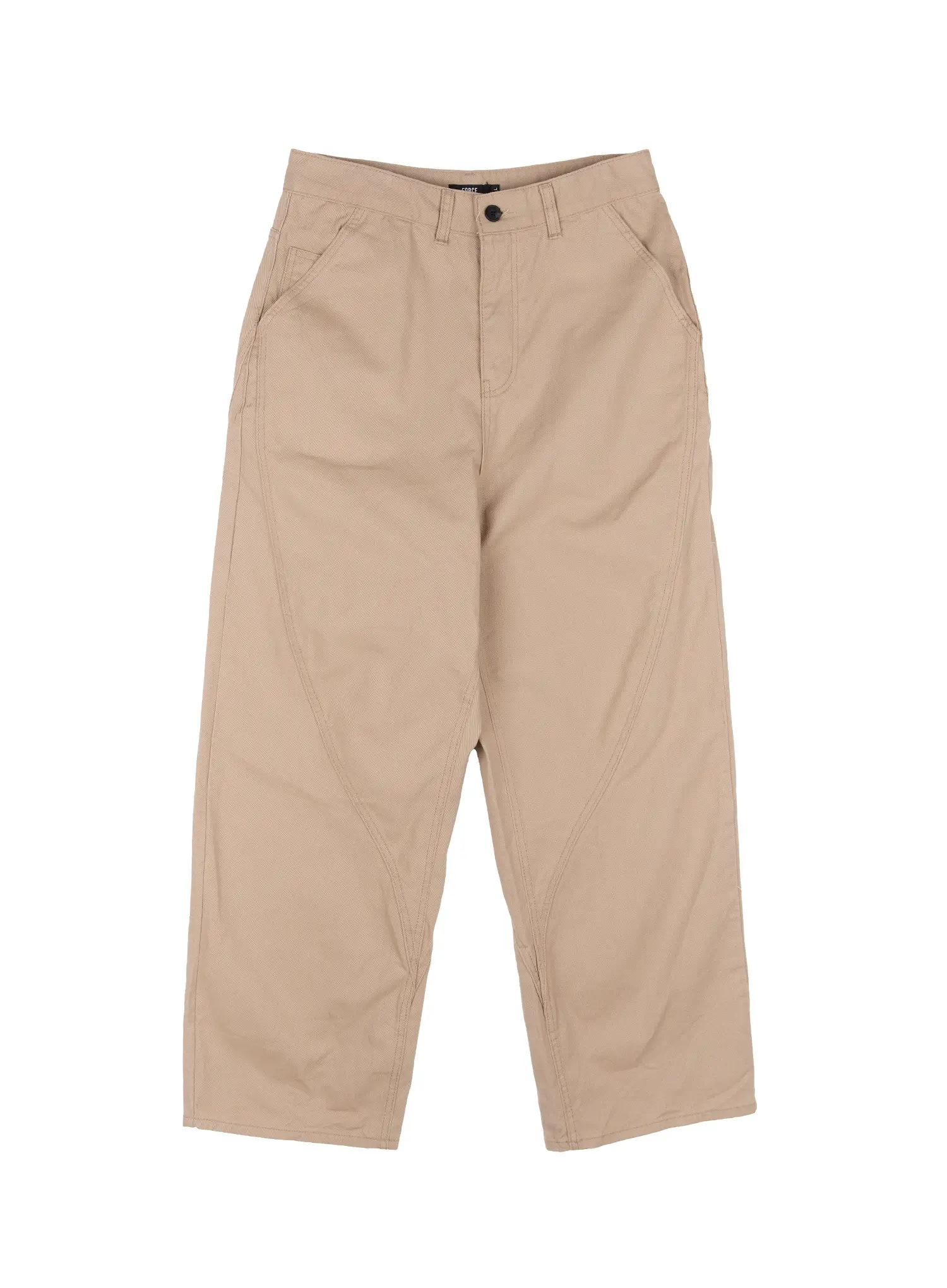 Men's Curved Seam Wide Cotton Pants IL511 - Image 15
