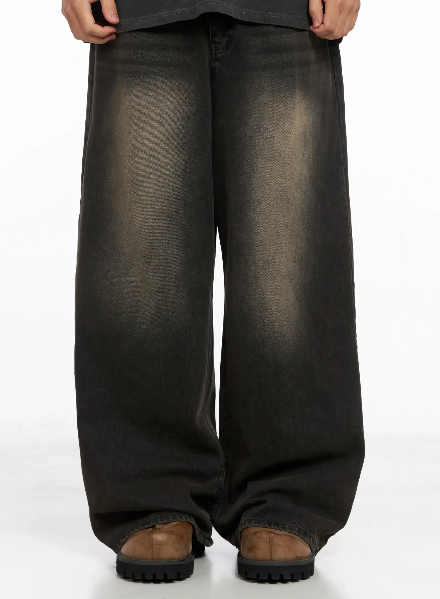 Men's Deep Washed Jeans IS502
