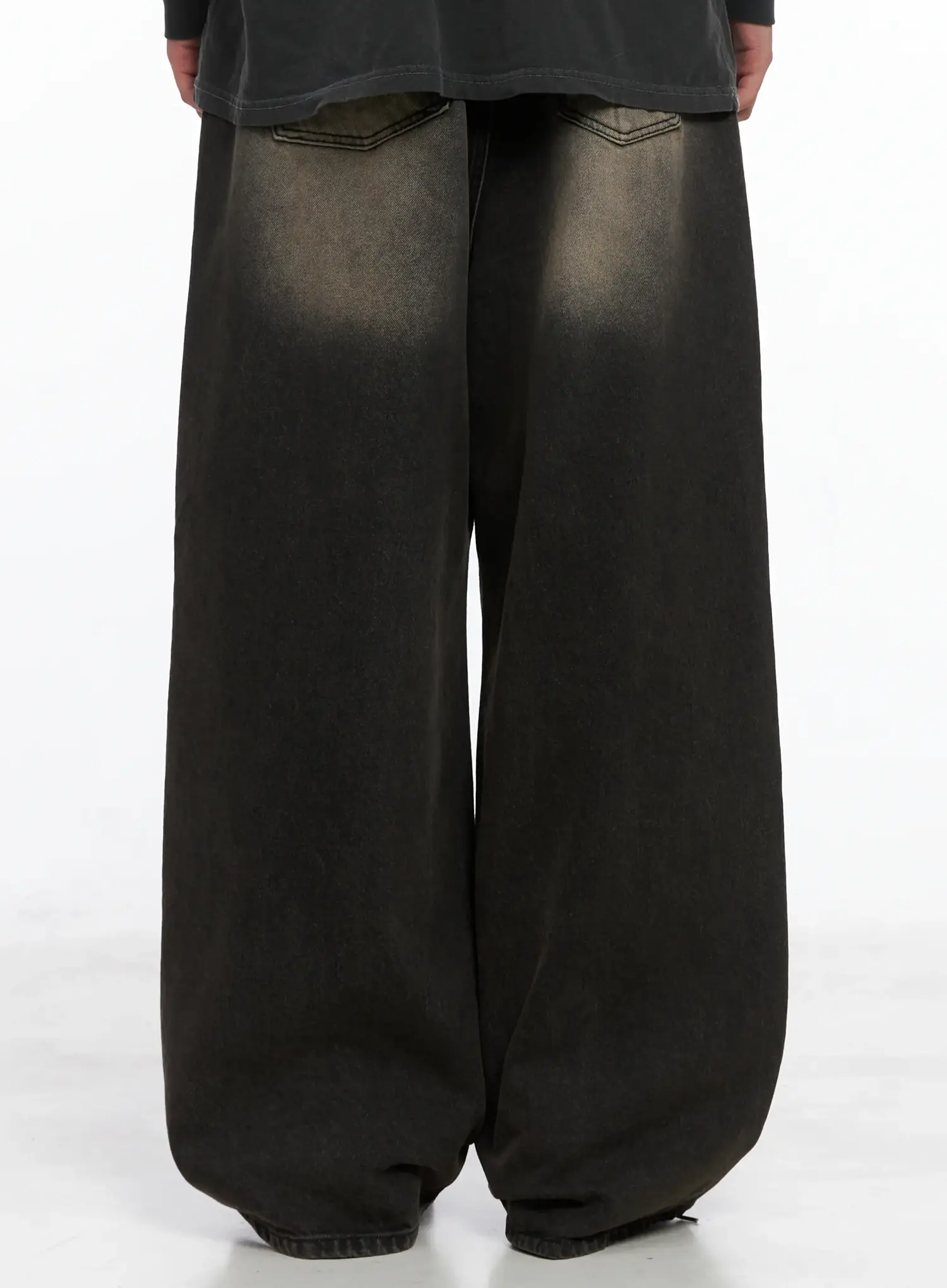 Men's Deep Washed Jeans IS502 - Image 8