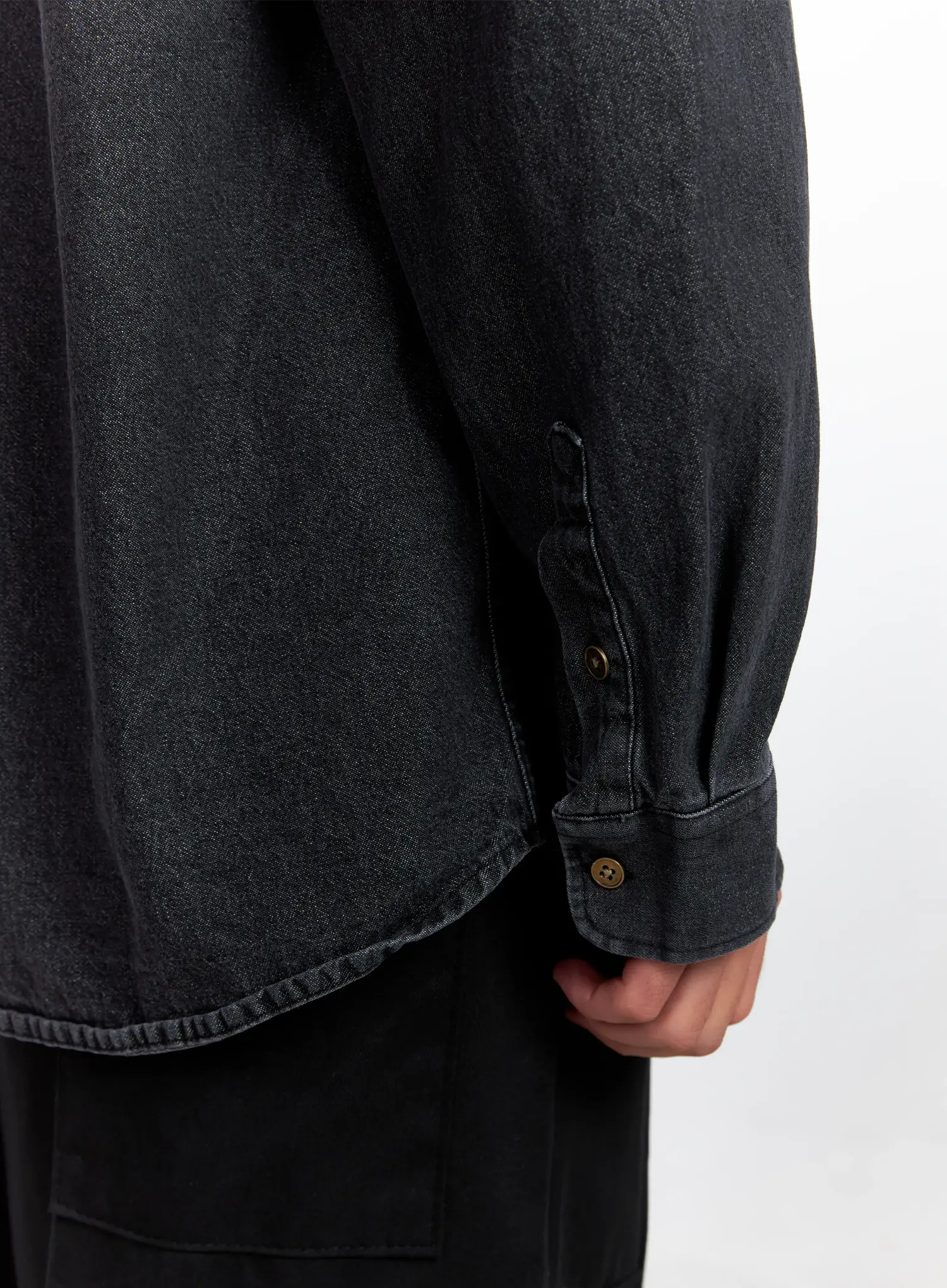 Men's Denim Patch Pocket Shirt IS510 - Image 13