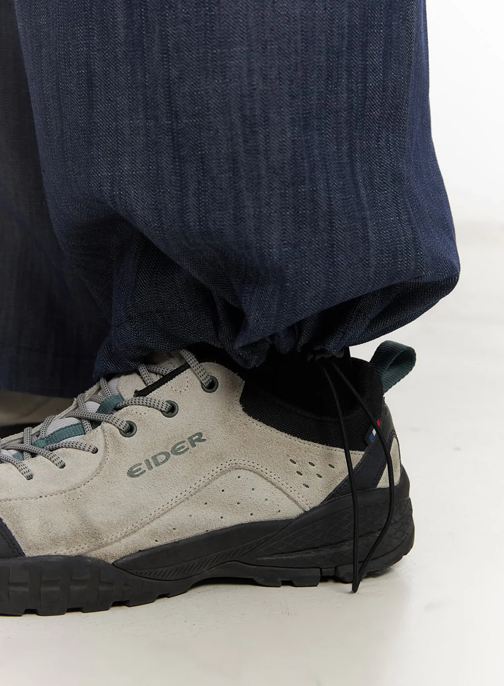 Men's Denim Wide-Leg Sweatpants (Blue) IM518 - Image 5