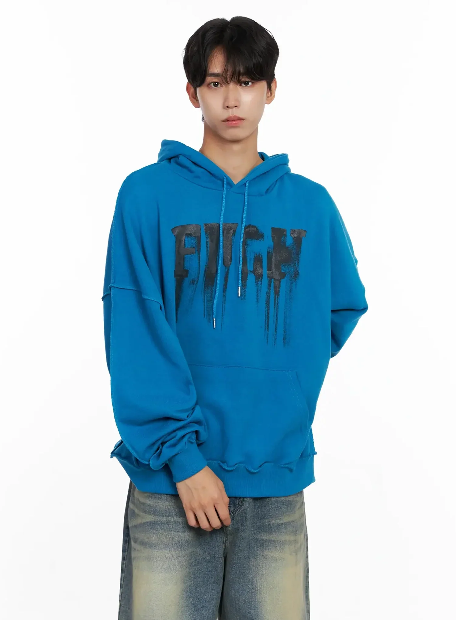 Men's Drip Graphic Hoodie IO516 - Image 11