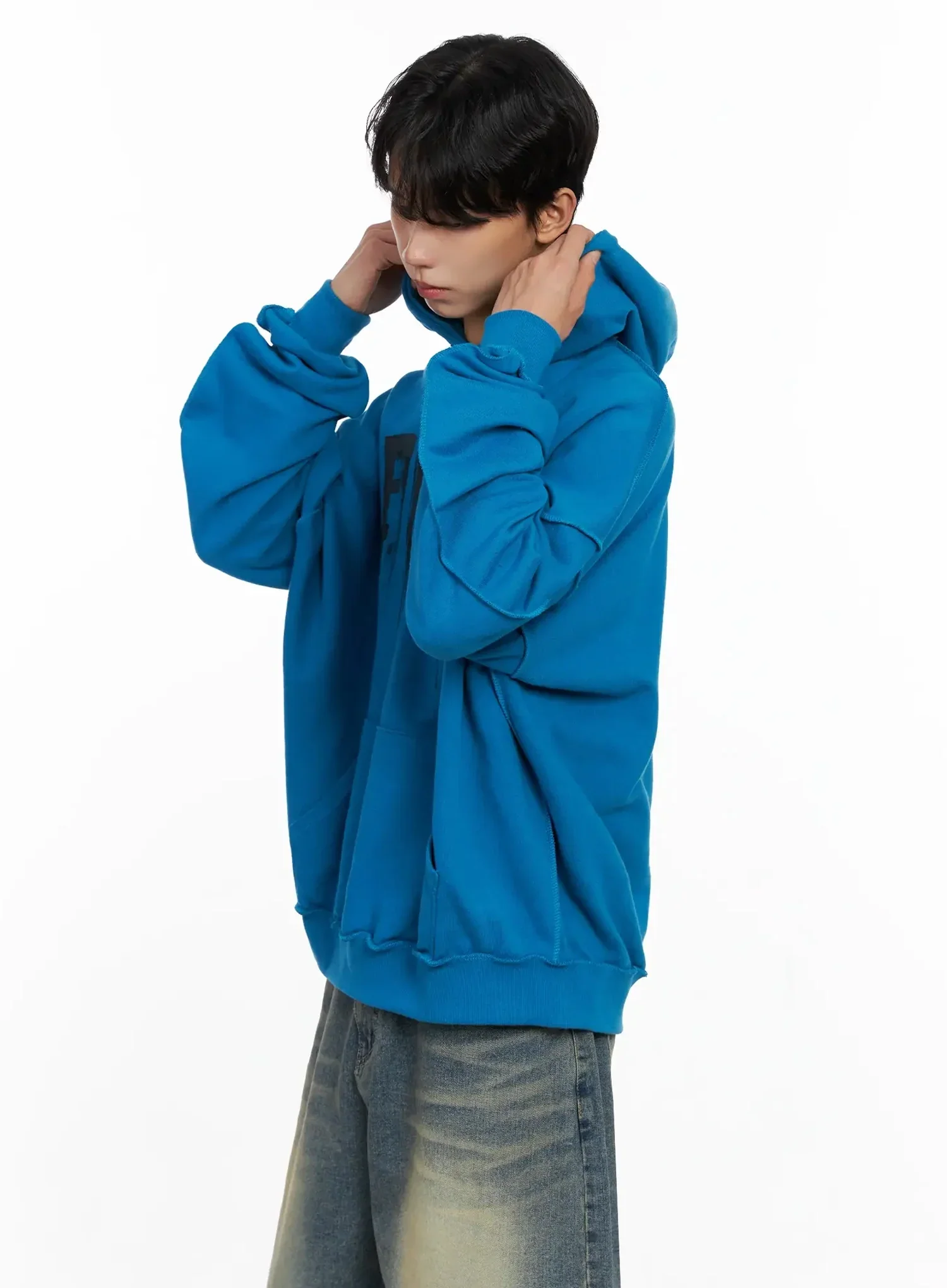 Men's Drip Graphic Hoodie IO516 - Image 12