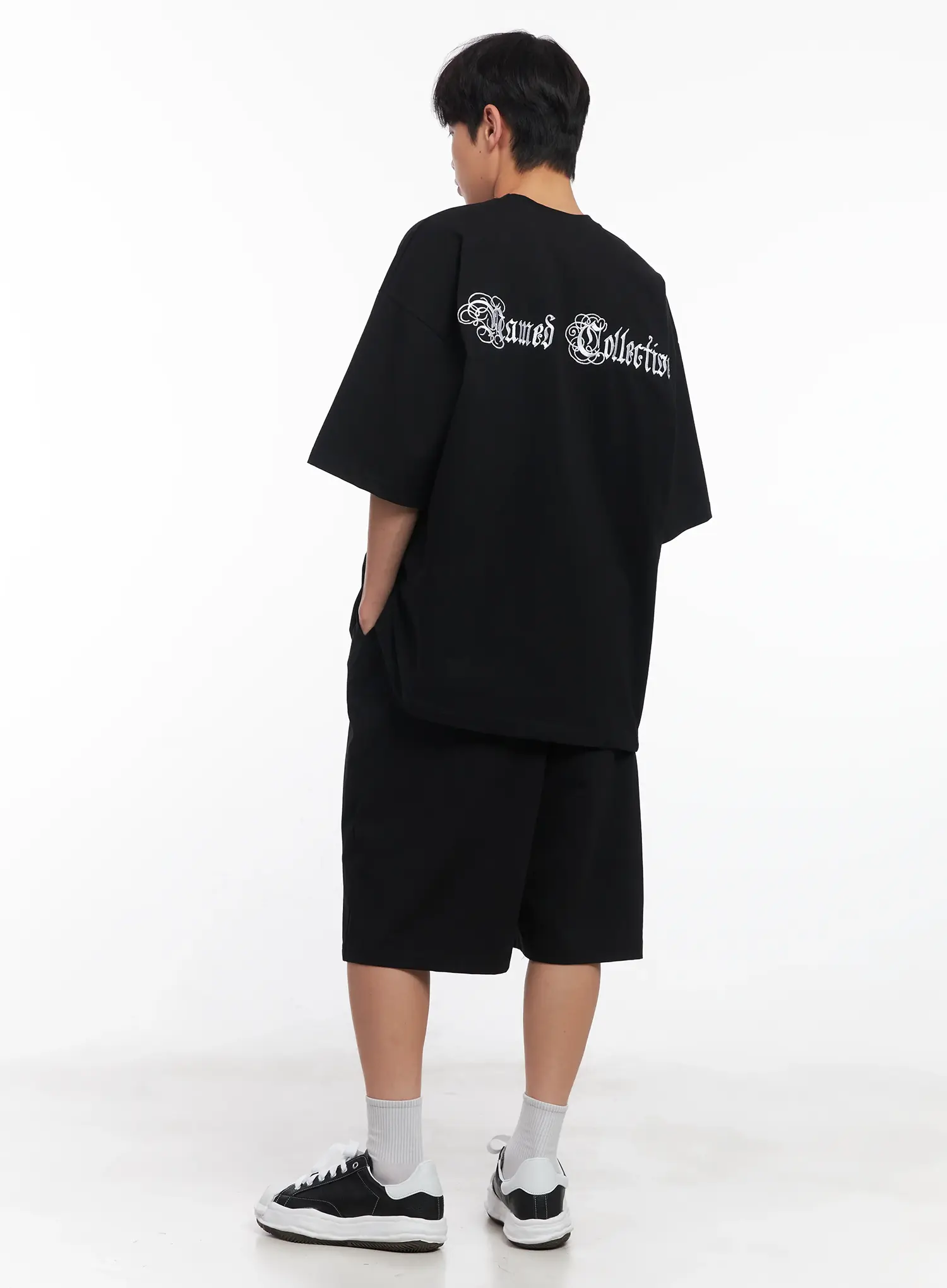 Men's Embroidered Graphic Tee IU518 - Image 2