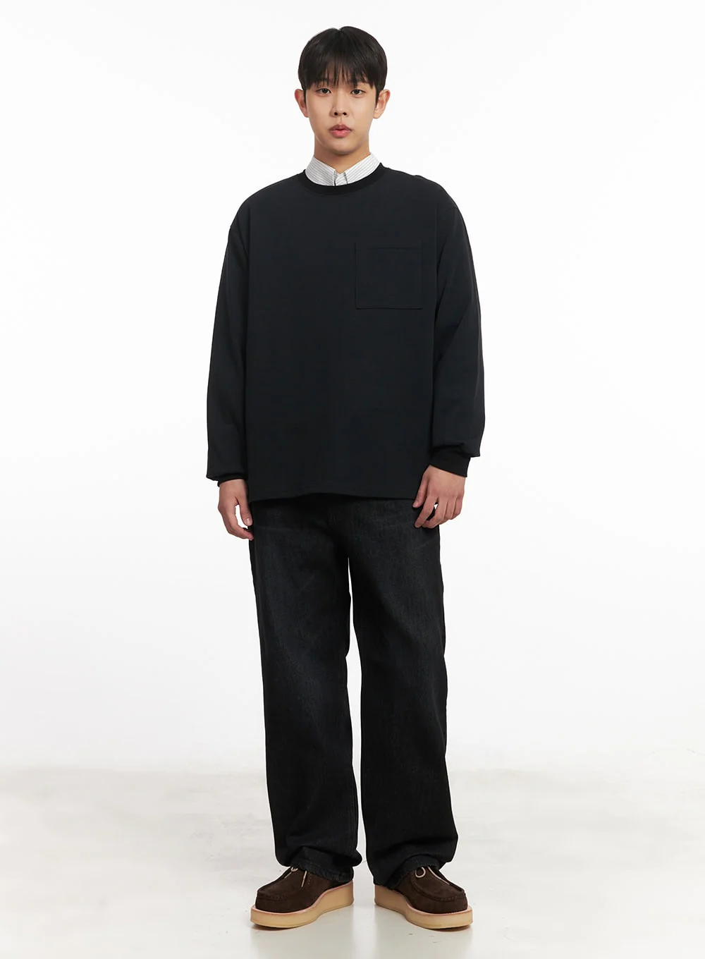 Men's Essential Pocket Sweatshirt IM514 - Image 2