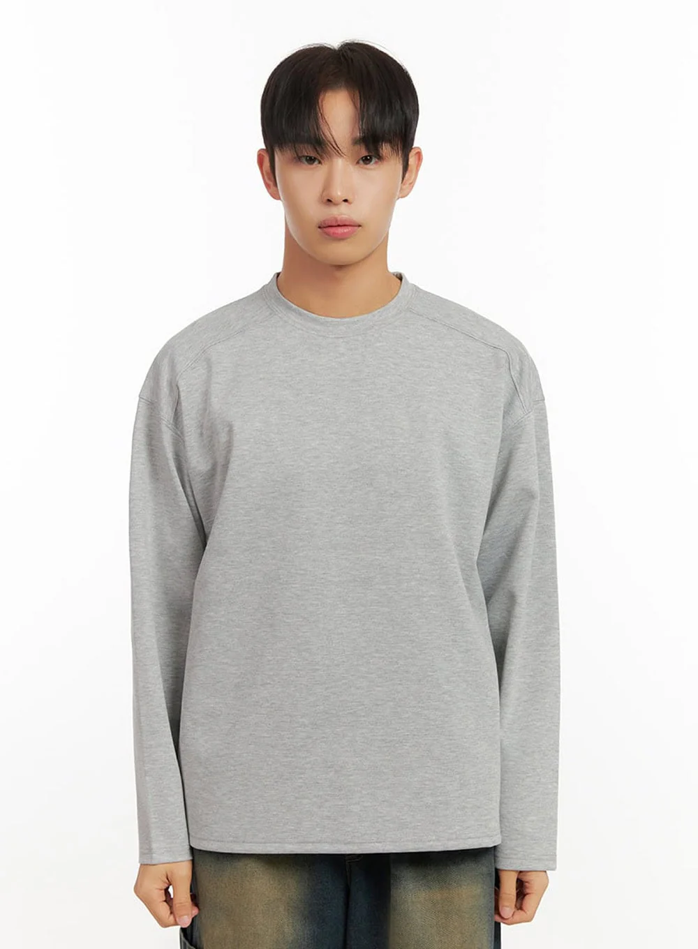 Men's Essential Round Neck Tee ID406 - Image 11