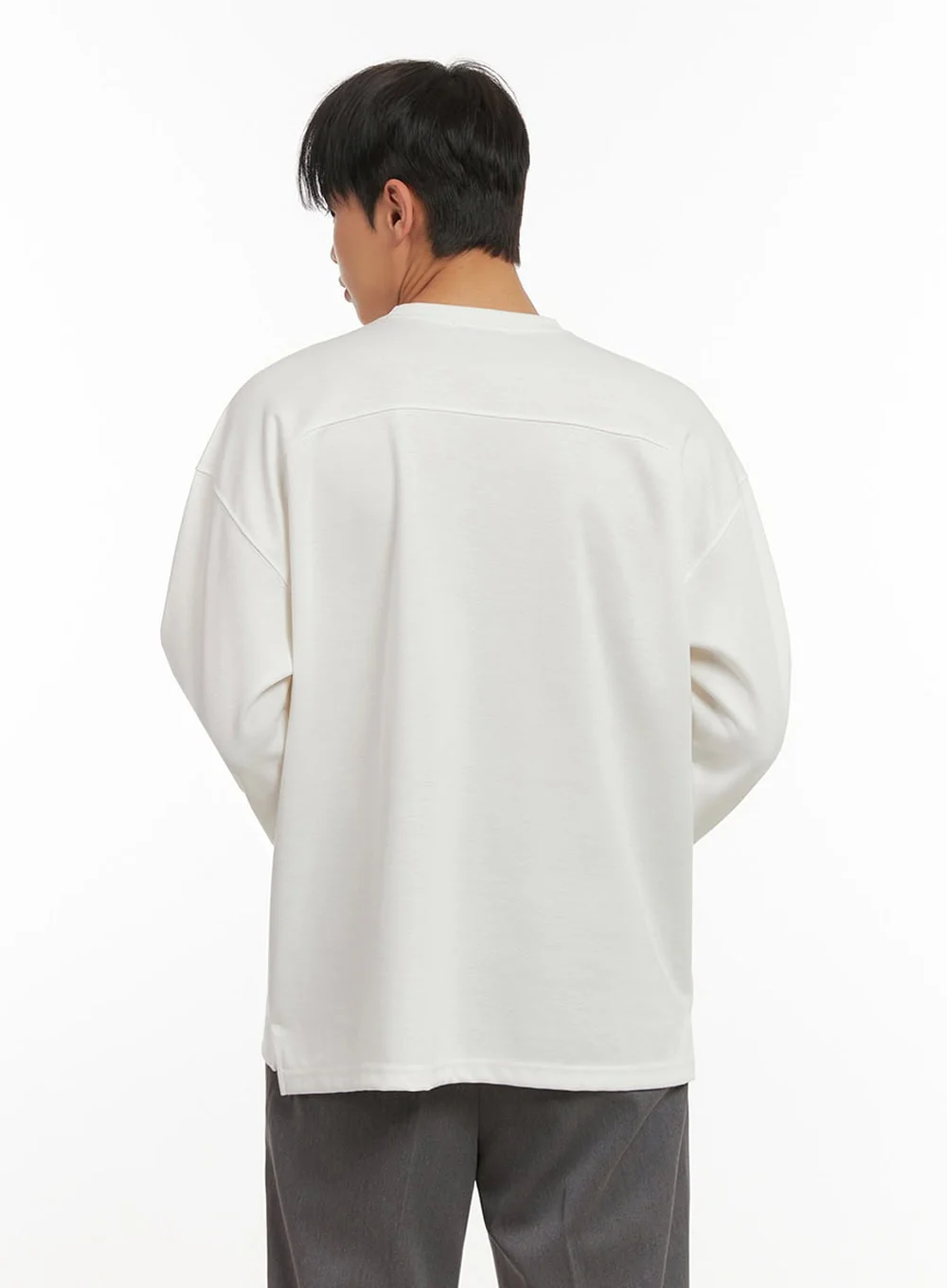 Men's Essential Round Neck Tee ID406 - Image 5
