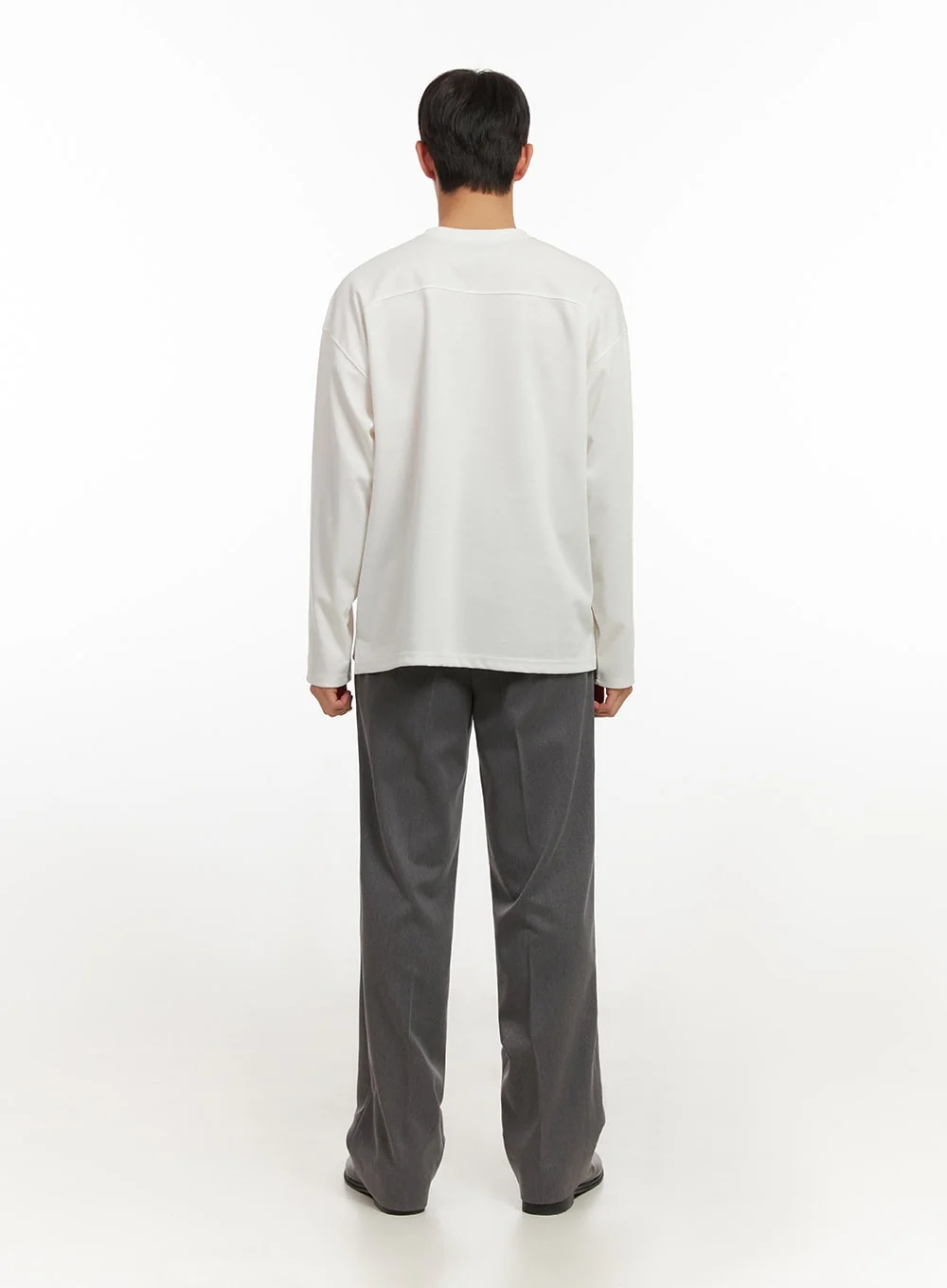 Men's Essential Round Neck Tee ID406 - Image 8